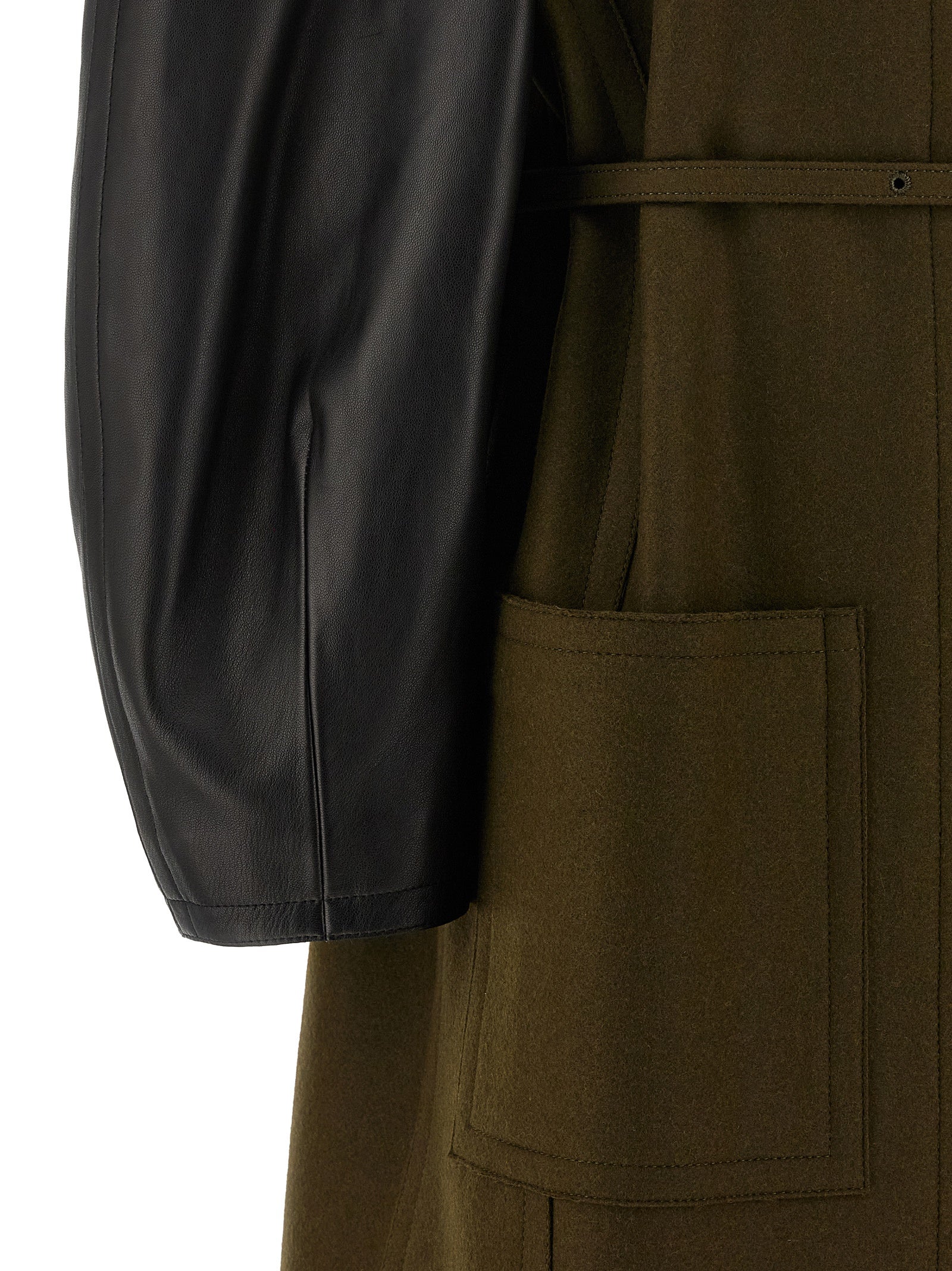 Fendi Bicolor Viscose Women's Coat