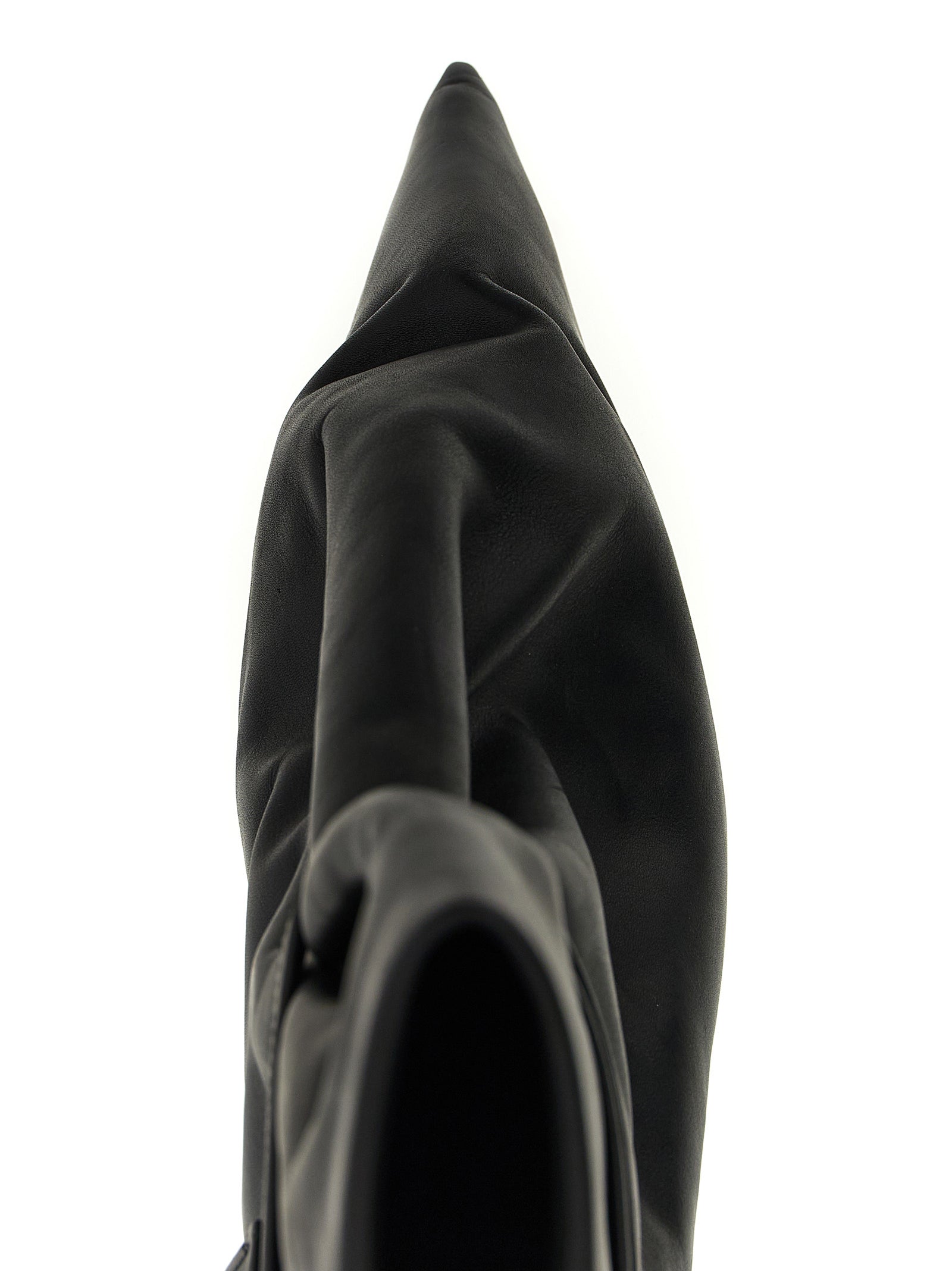 Rick Owens Black Cowhide Ankle Women's Boots