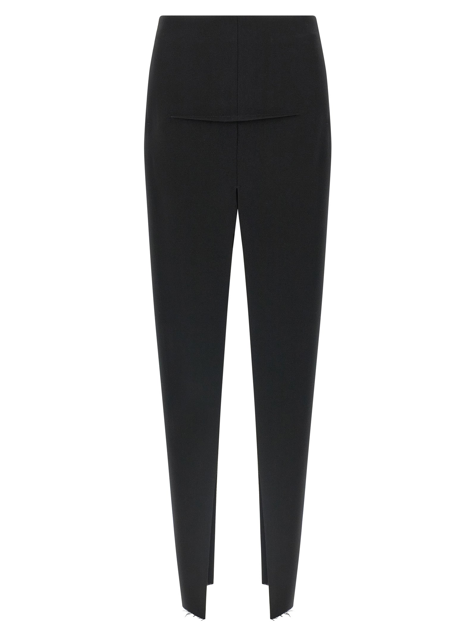 Rick Owens Black Virgin Wool Mini Women's Skirt