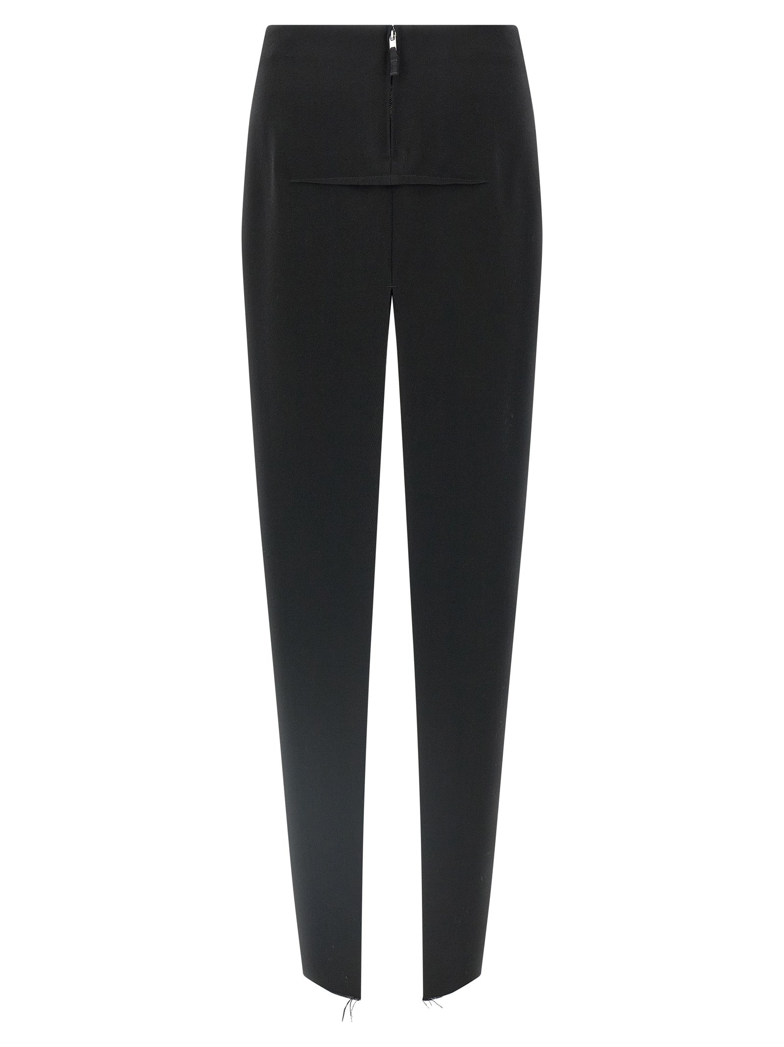 Rick Owens Black Virgin Wool Mini Women's Skirt