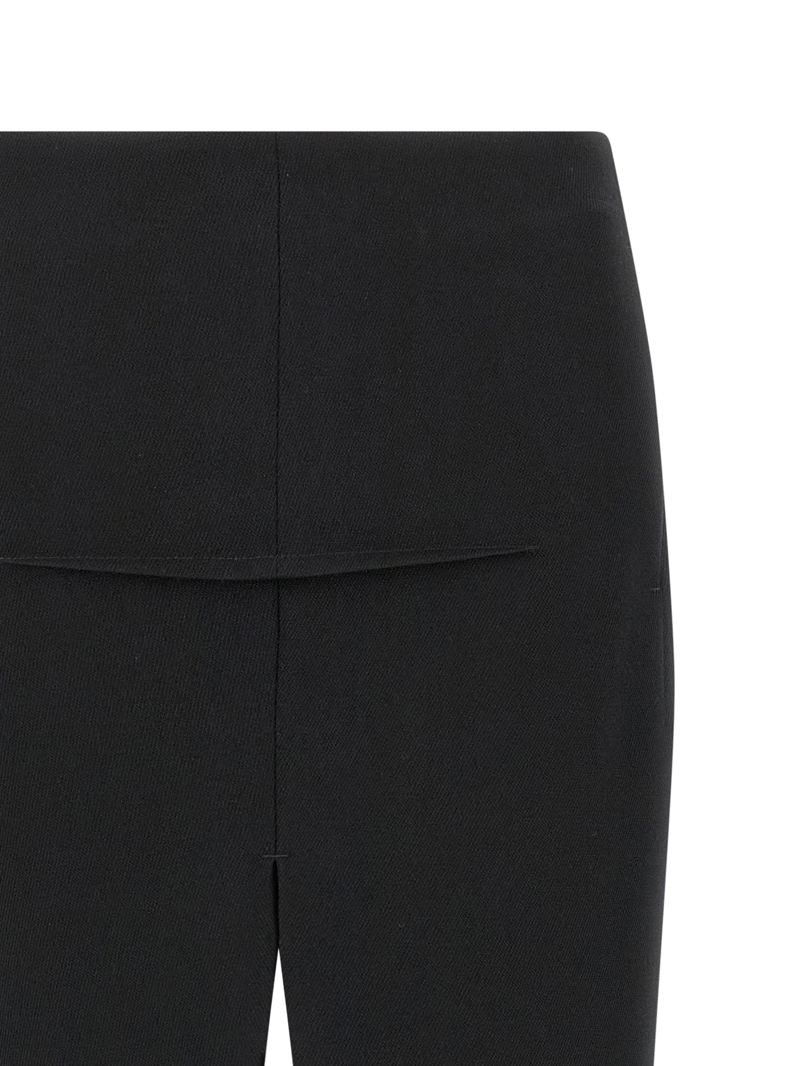 Rick Owens Black Virgin Wool Mini Women's Skirt