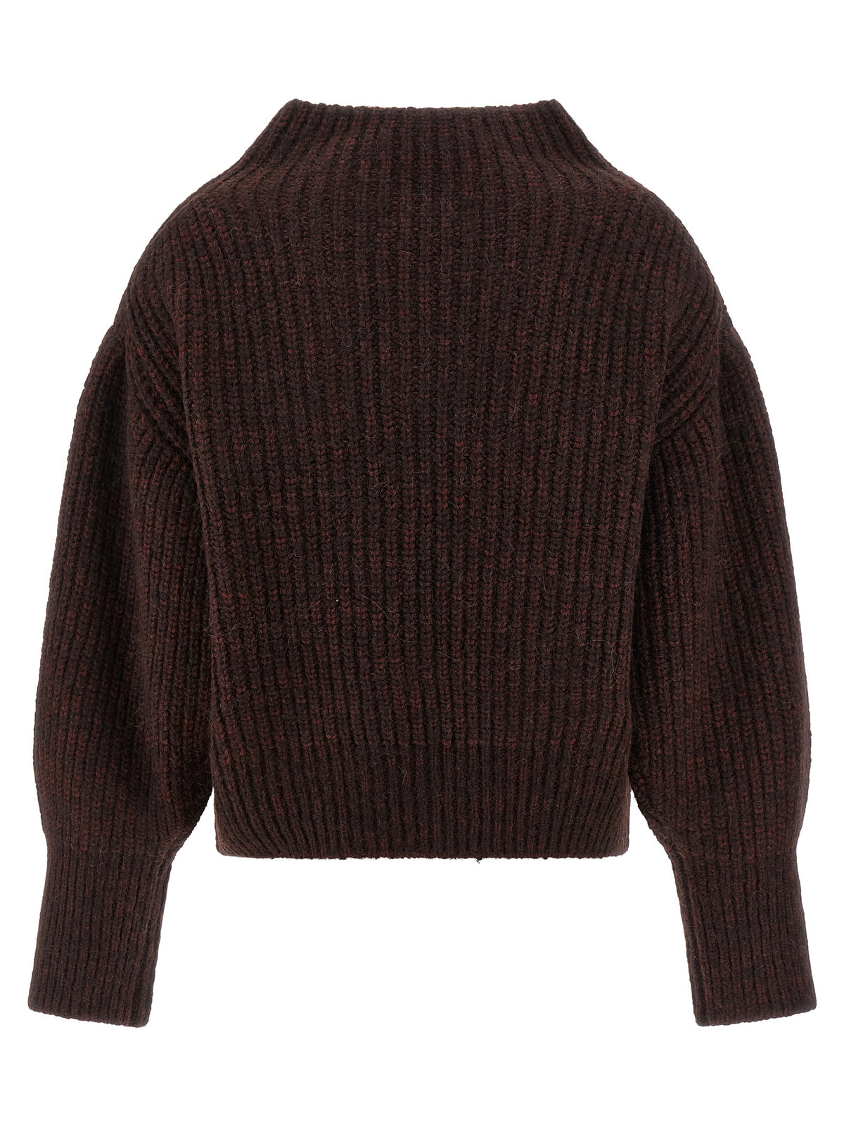 Dries Van Noten Bordeaux Wool Women's Cardigan