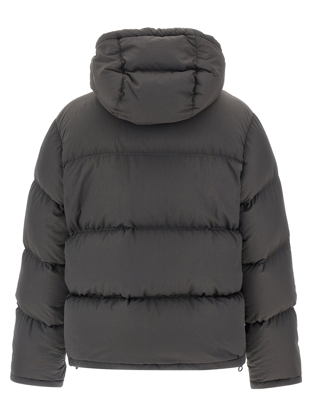 Dolce & Gabbana Gray Polyamide Full-Length Men's Jacket
