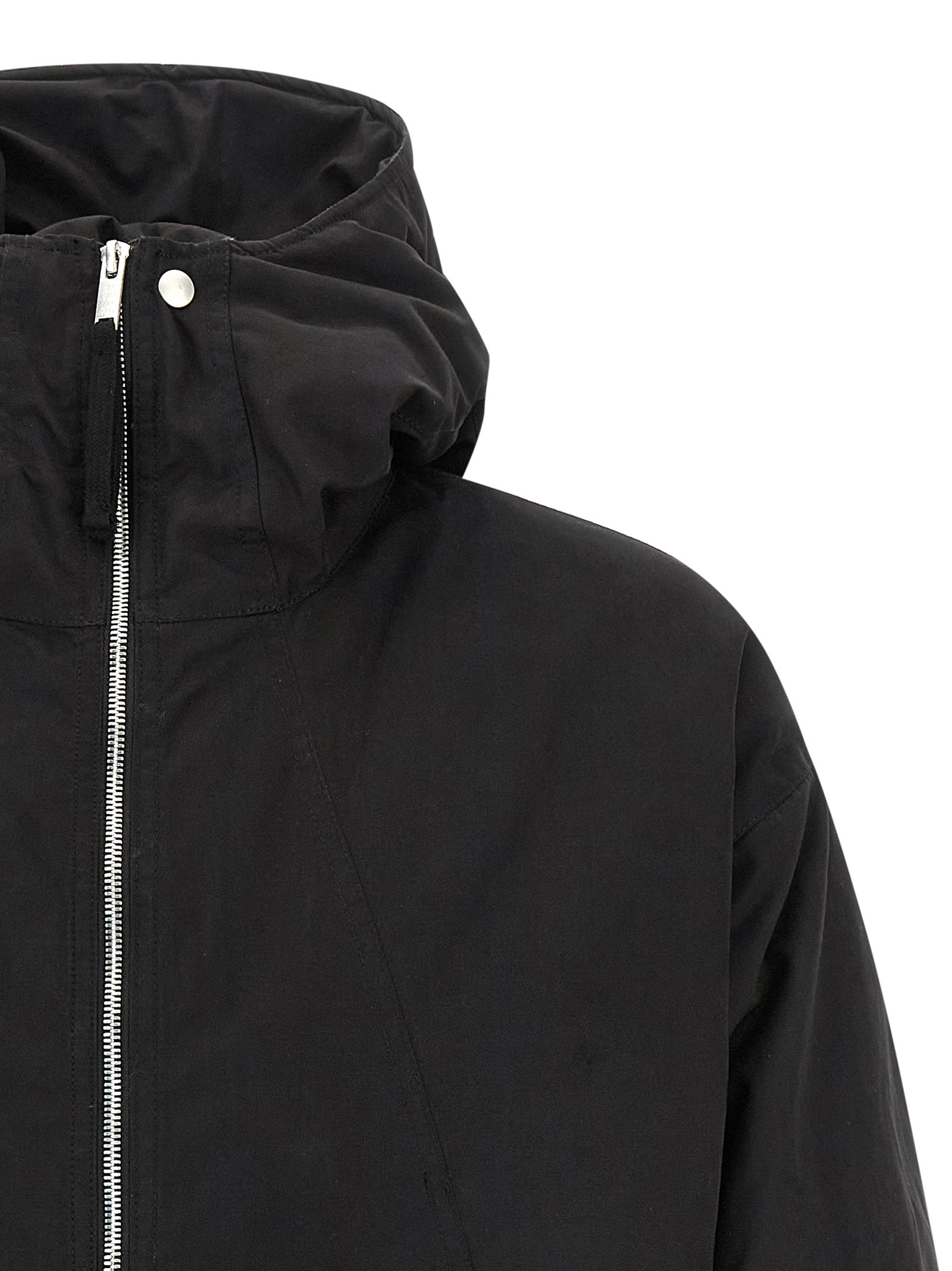 Thom Krom Black Polyester Shell Men's Jacket