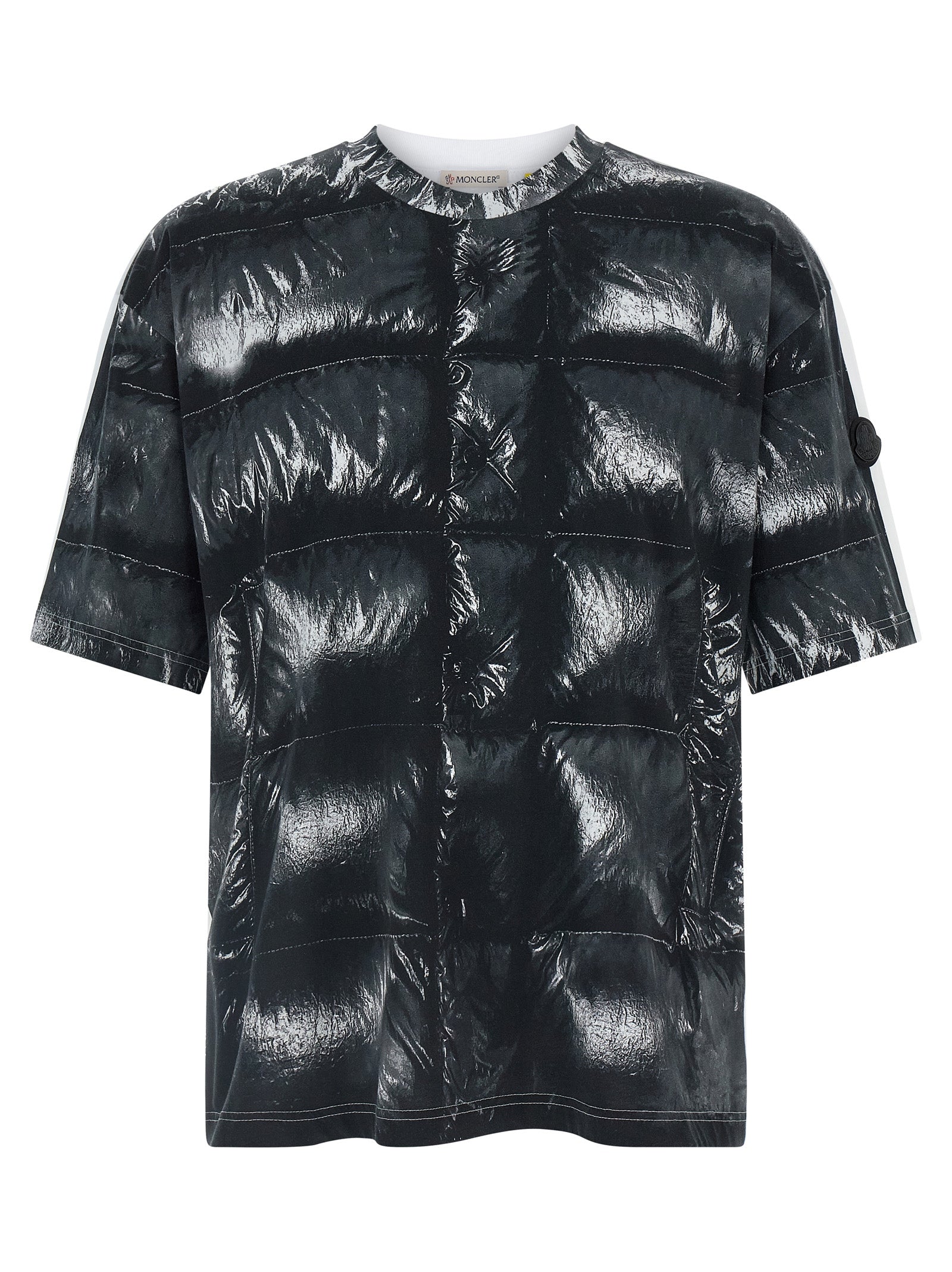 MONCLER GENIUS Black Cotton Men's T-Shirt