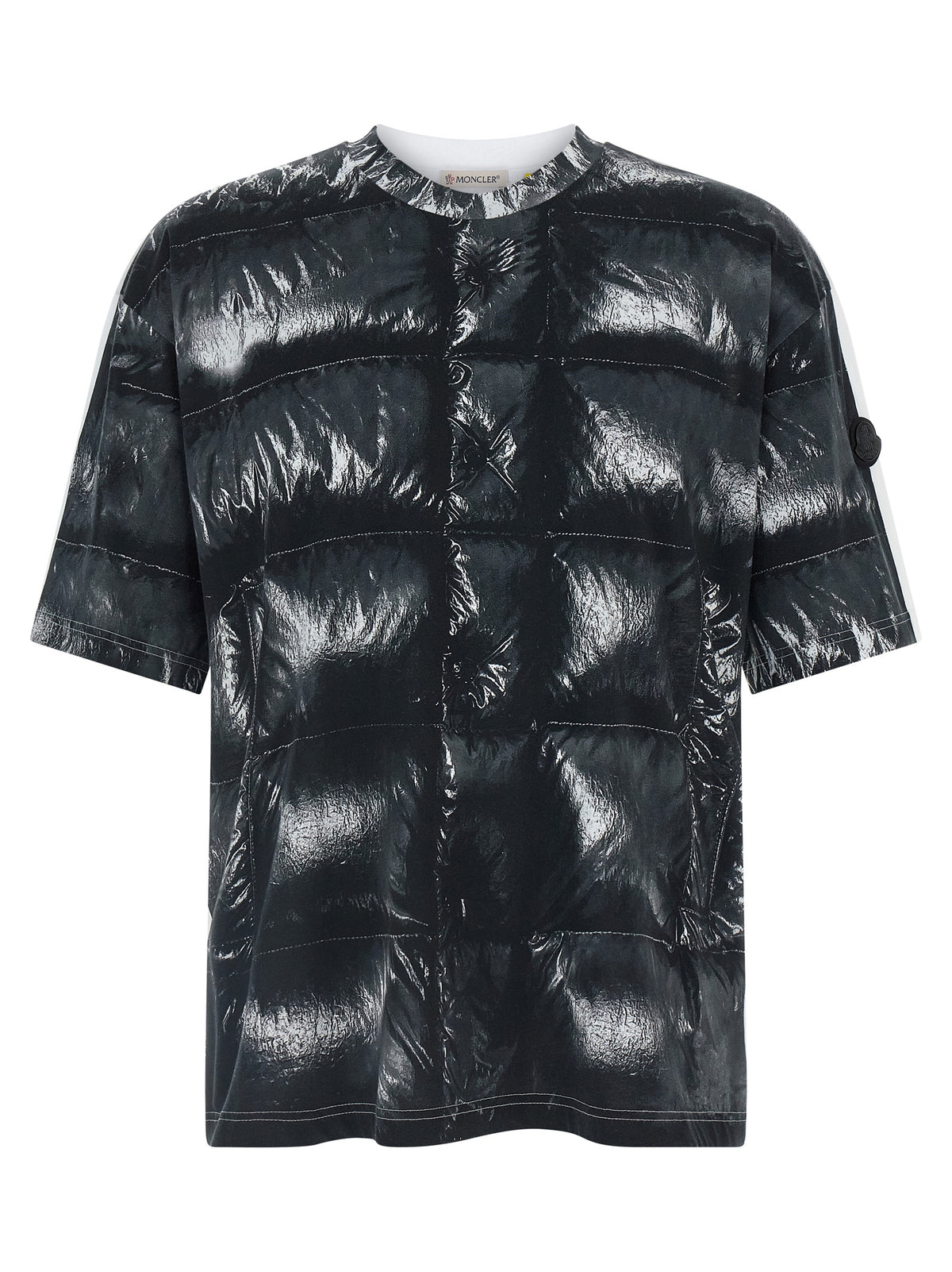 MONCLER GENIUS Black Cotton Men's T-Shirt