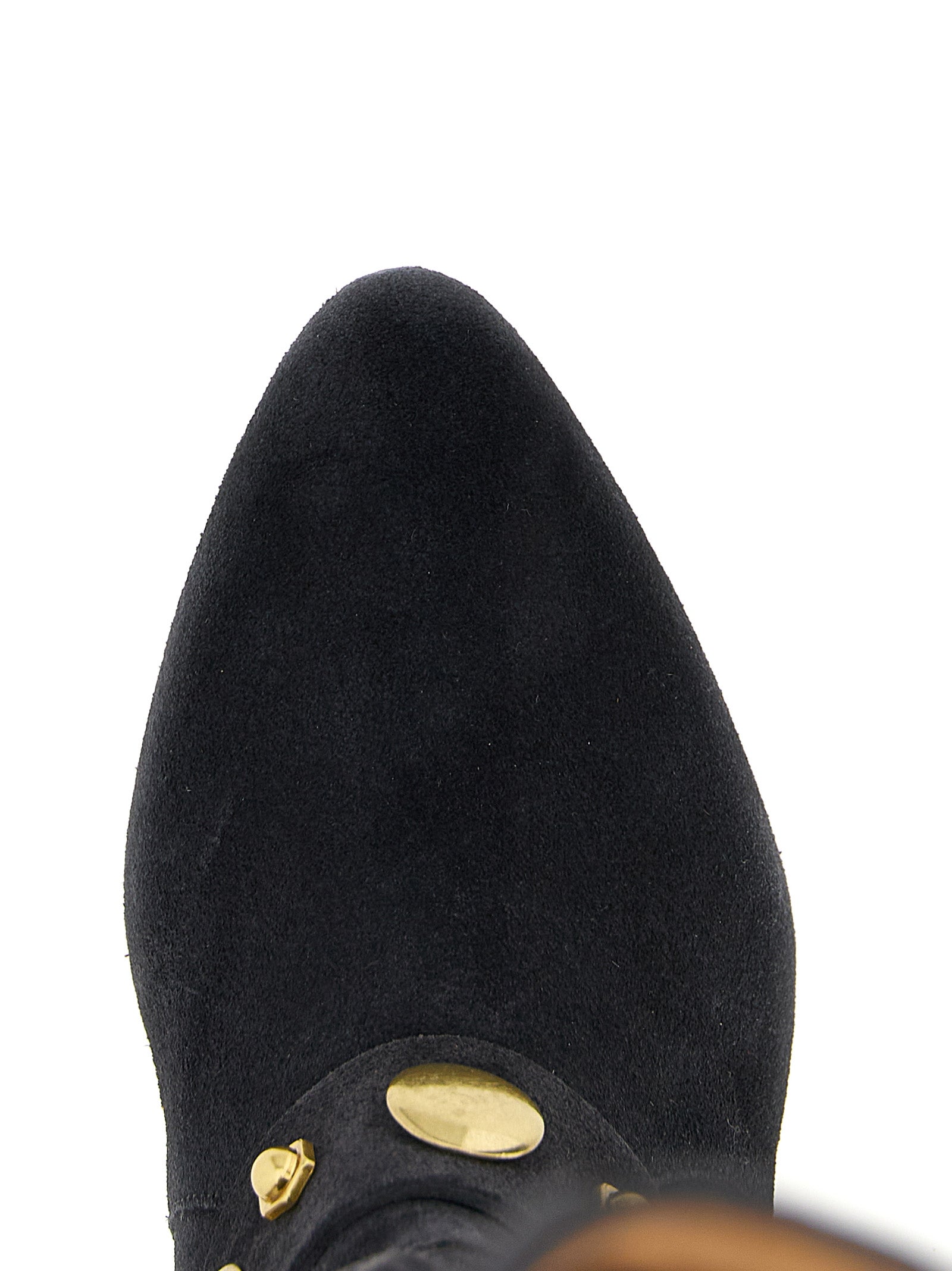 Isabel Marant Black Calfskin Over The Women's Knee