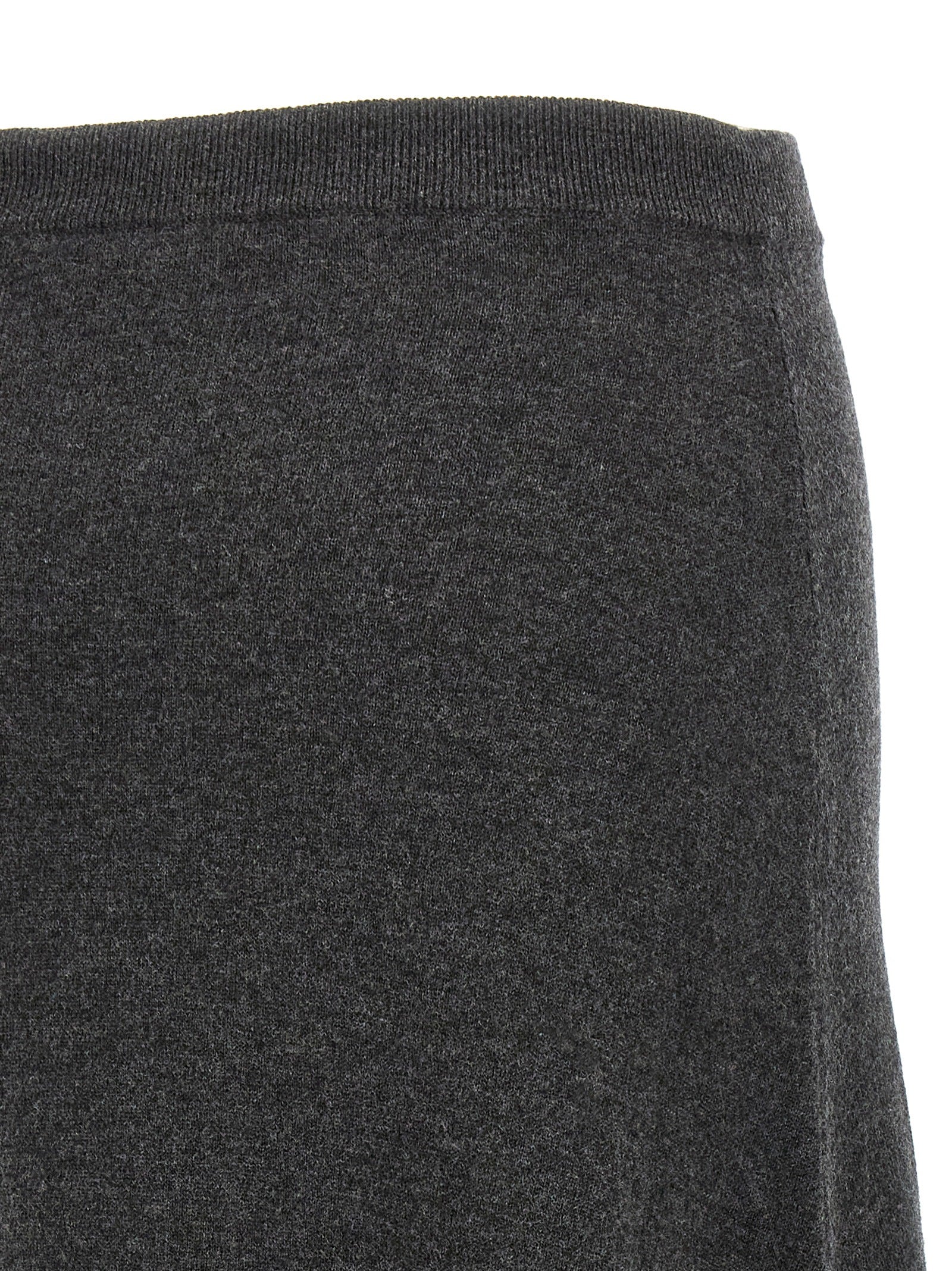 Balenciaga Gray Wool Mini Women's Skirt
