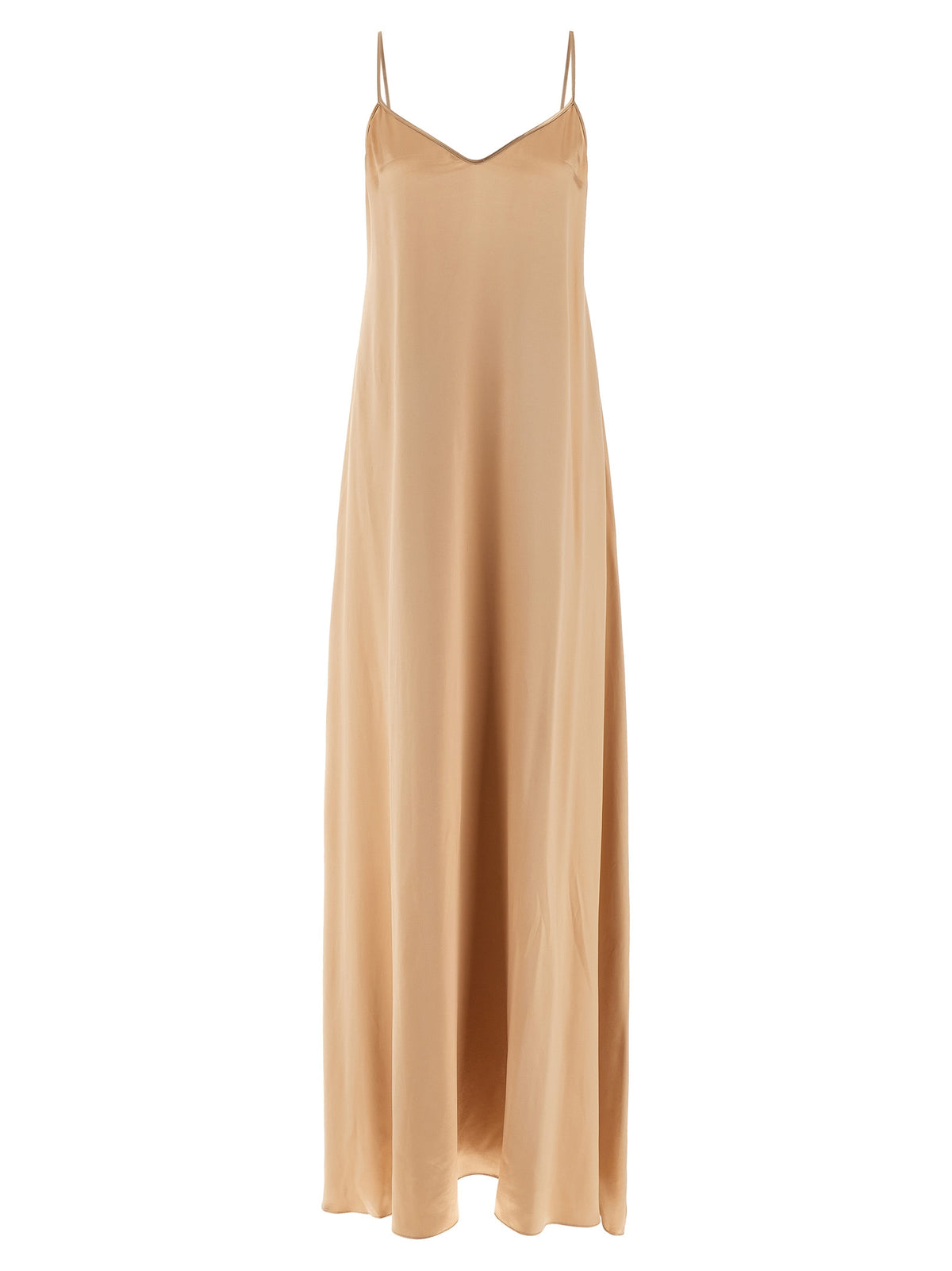 Ferragamo Beige Viscose Long Women's Dress