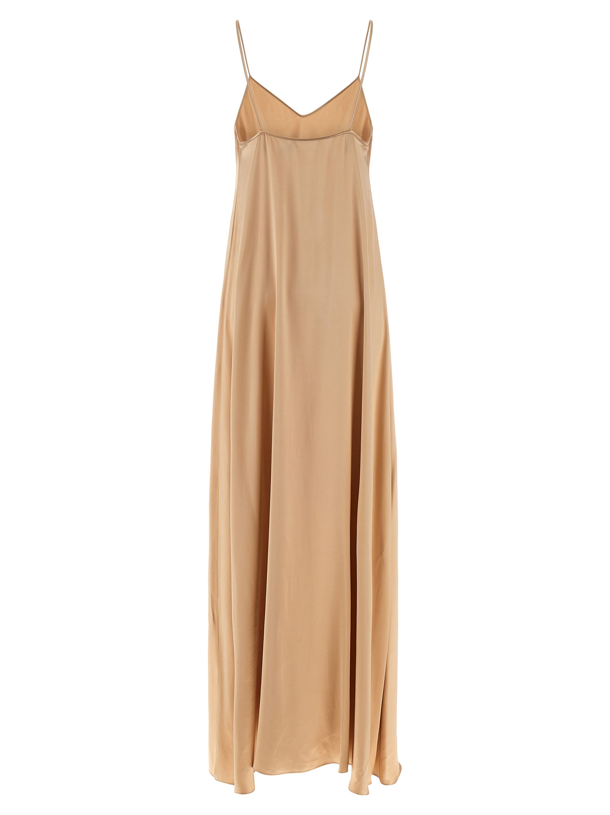 Ferragamo Beige Viscose Long Women's Dress