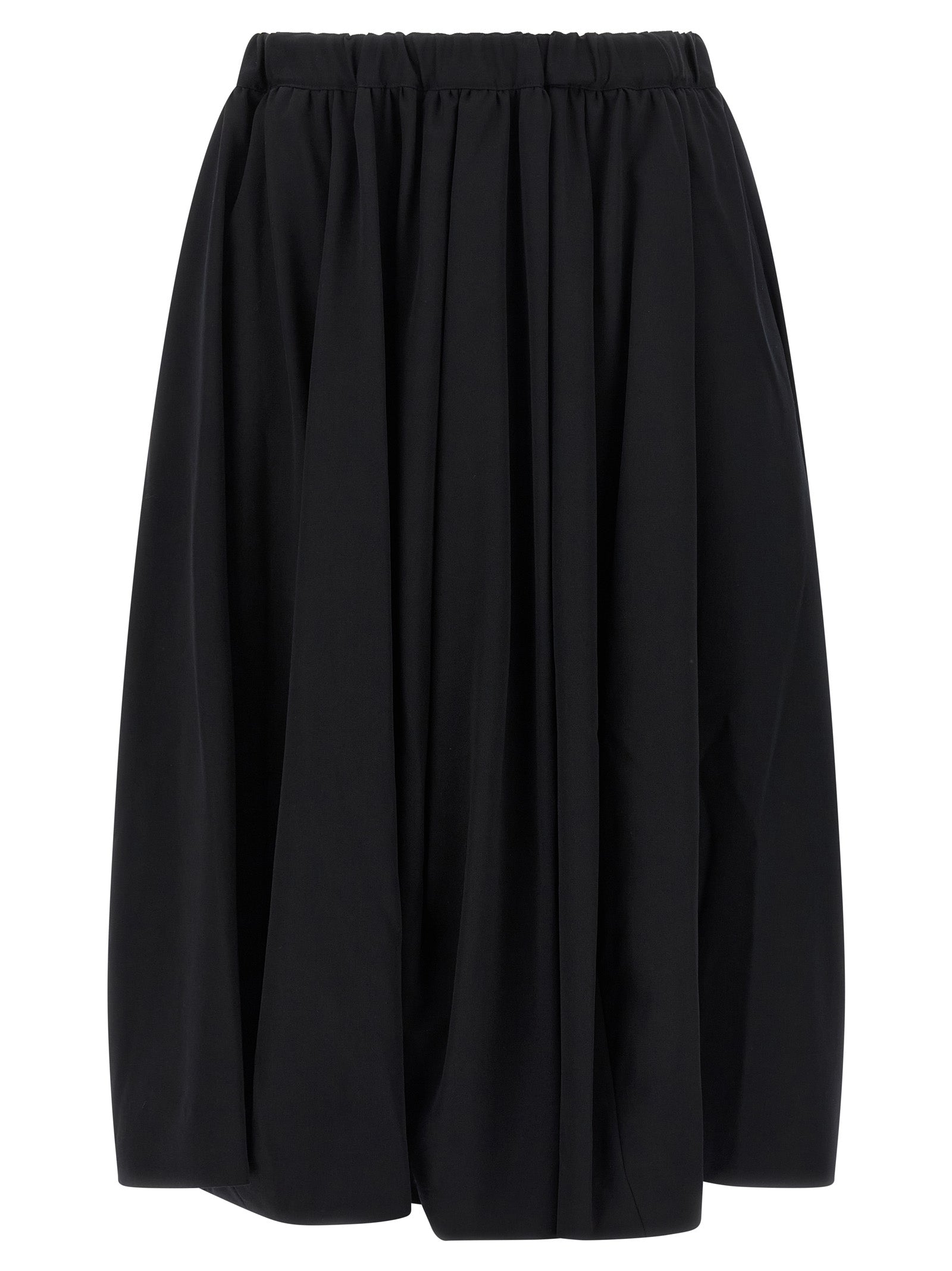 Comme Des Garçons Black Wool Mini Women's Skirt