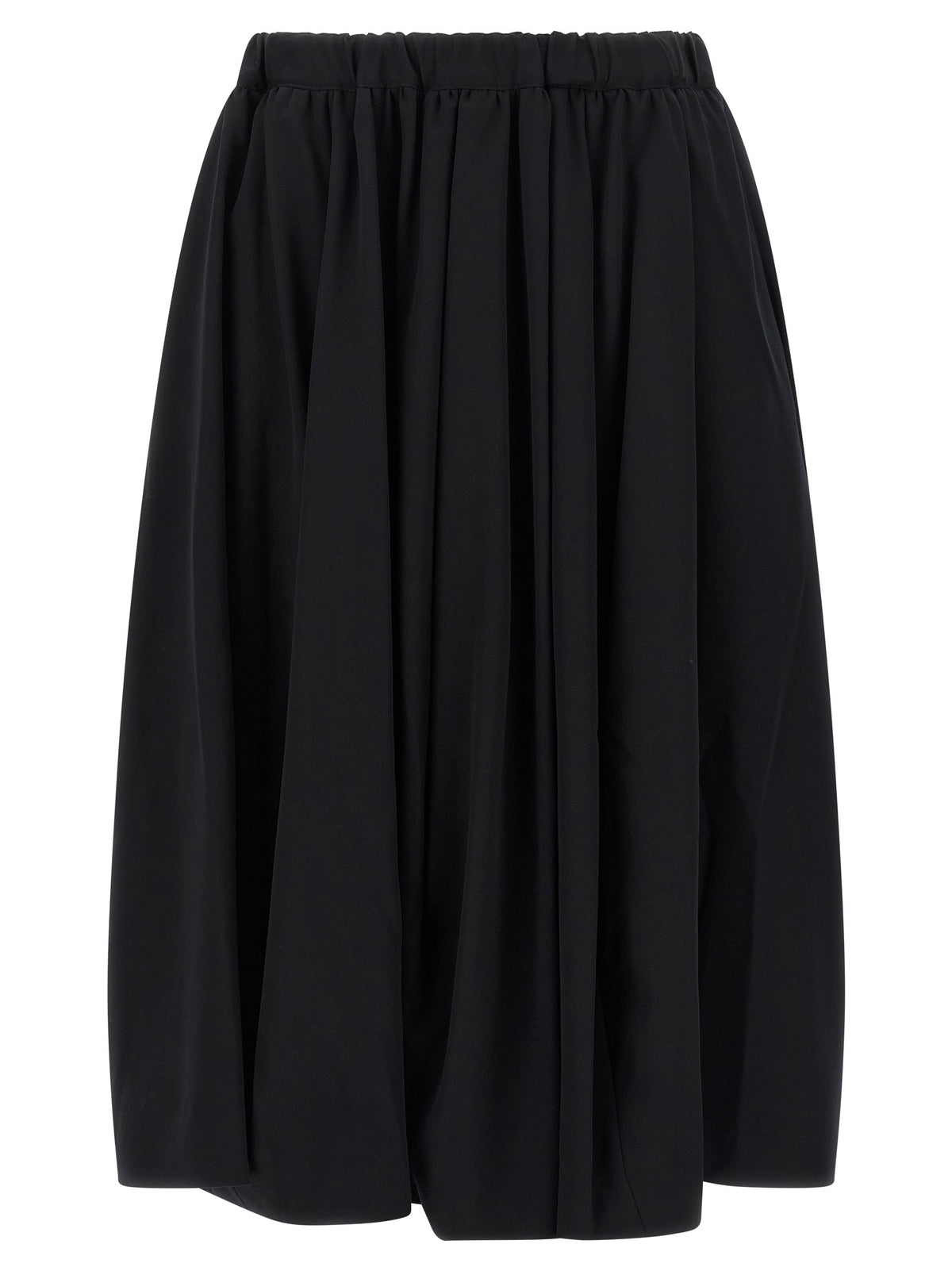 Comme Des Garçons Black Wool Mini Women's Skirt