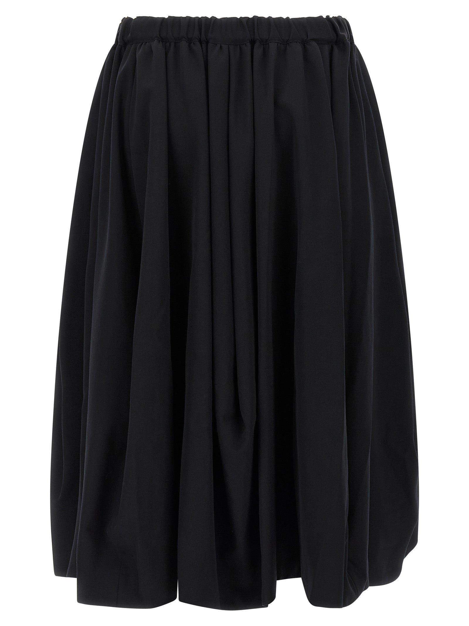 Comme Des Garçons Black Wool Mini Women's Skirt