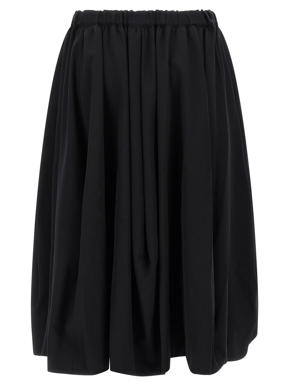Comme Des Garçons Black Wool Mini Women's Skirt