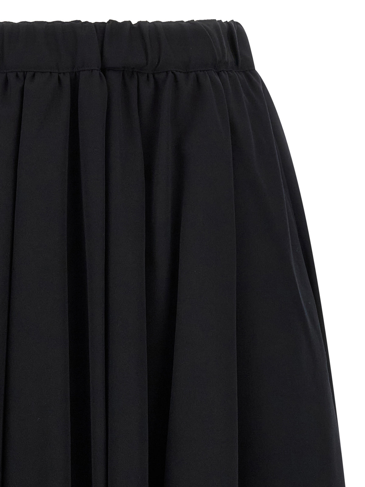 Comme Des Garçons Black Wool Mini Women's Skirt