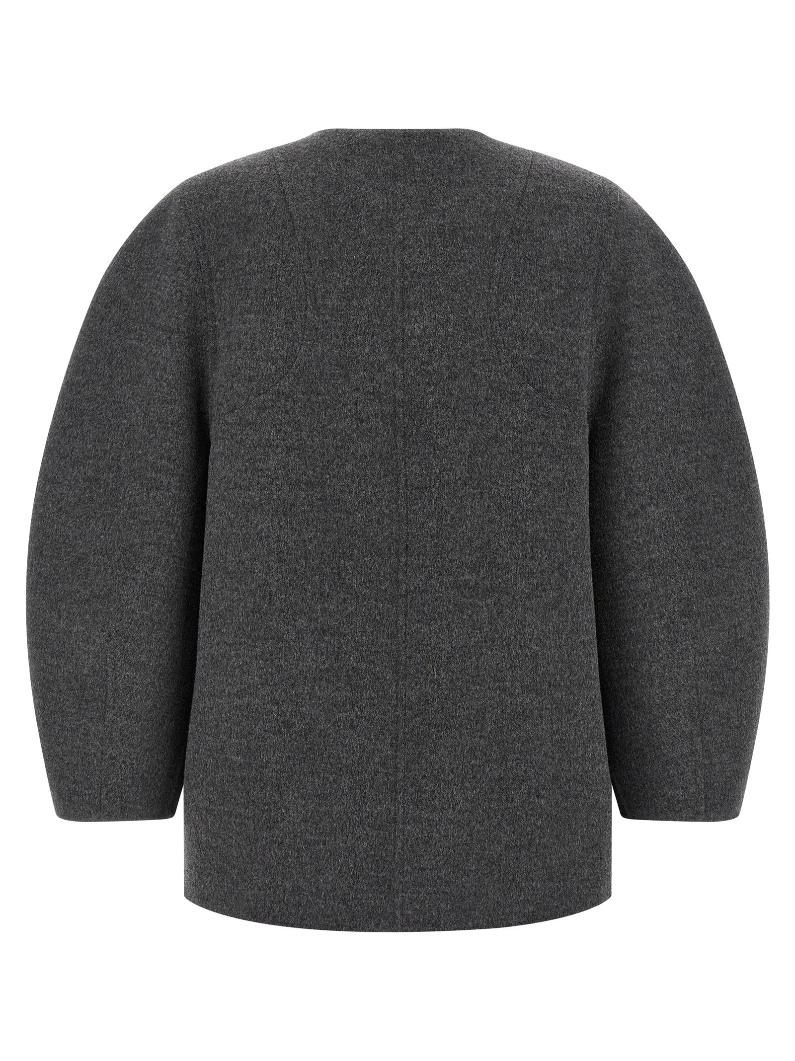 Fendi Gray Virgin Wool Women's Coat