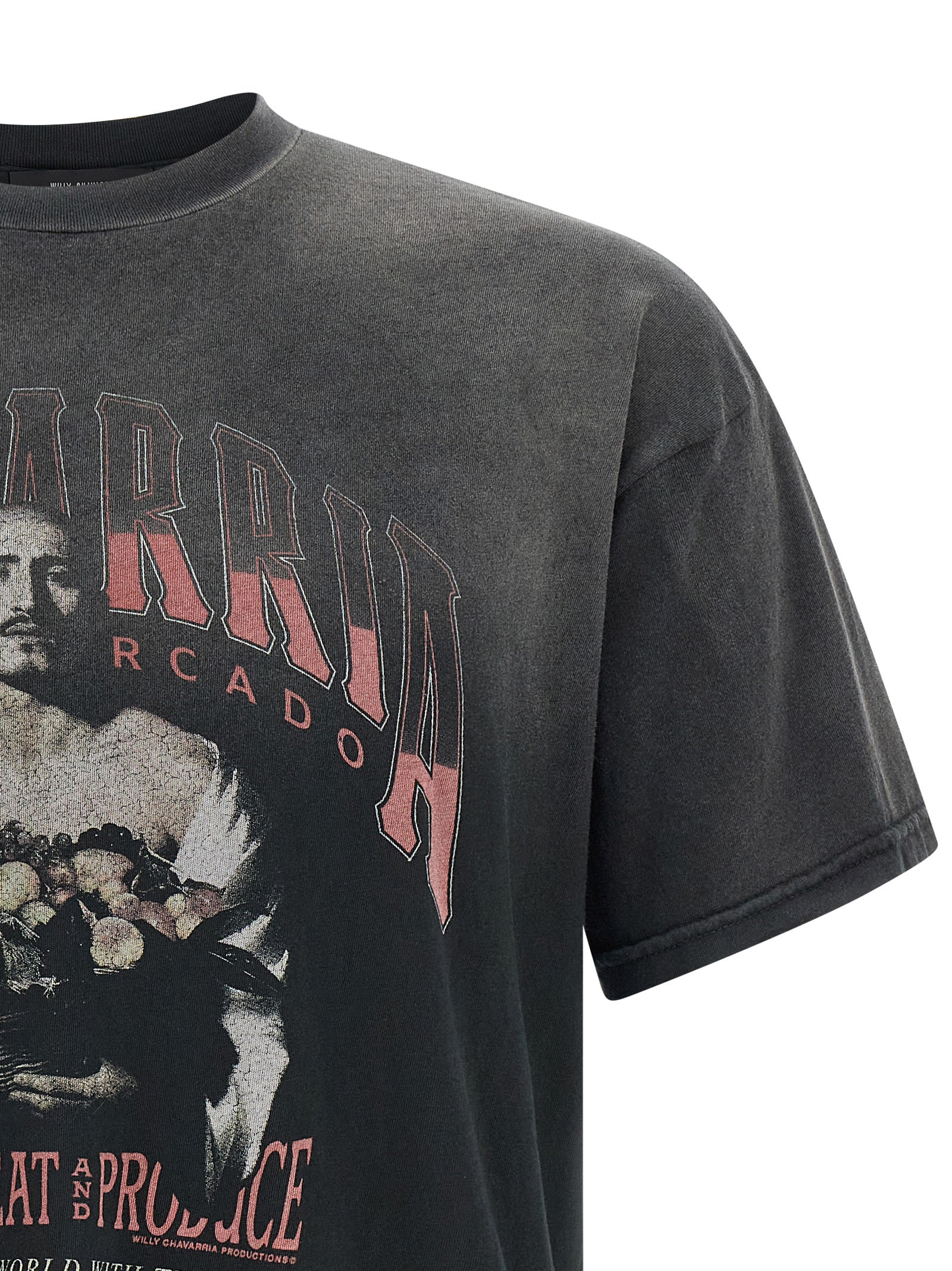 WILLY CHAVARRIA Black Cotton Men's T-Shirt