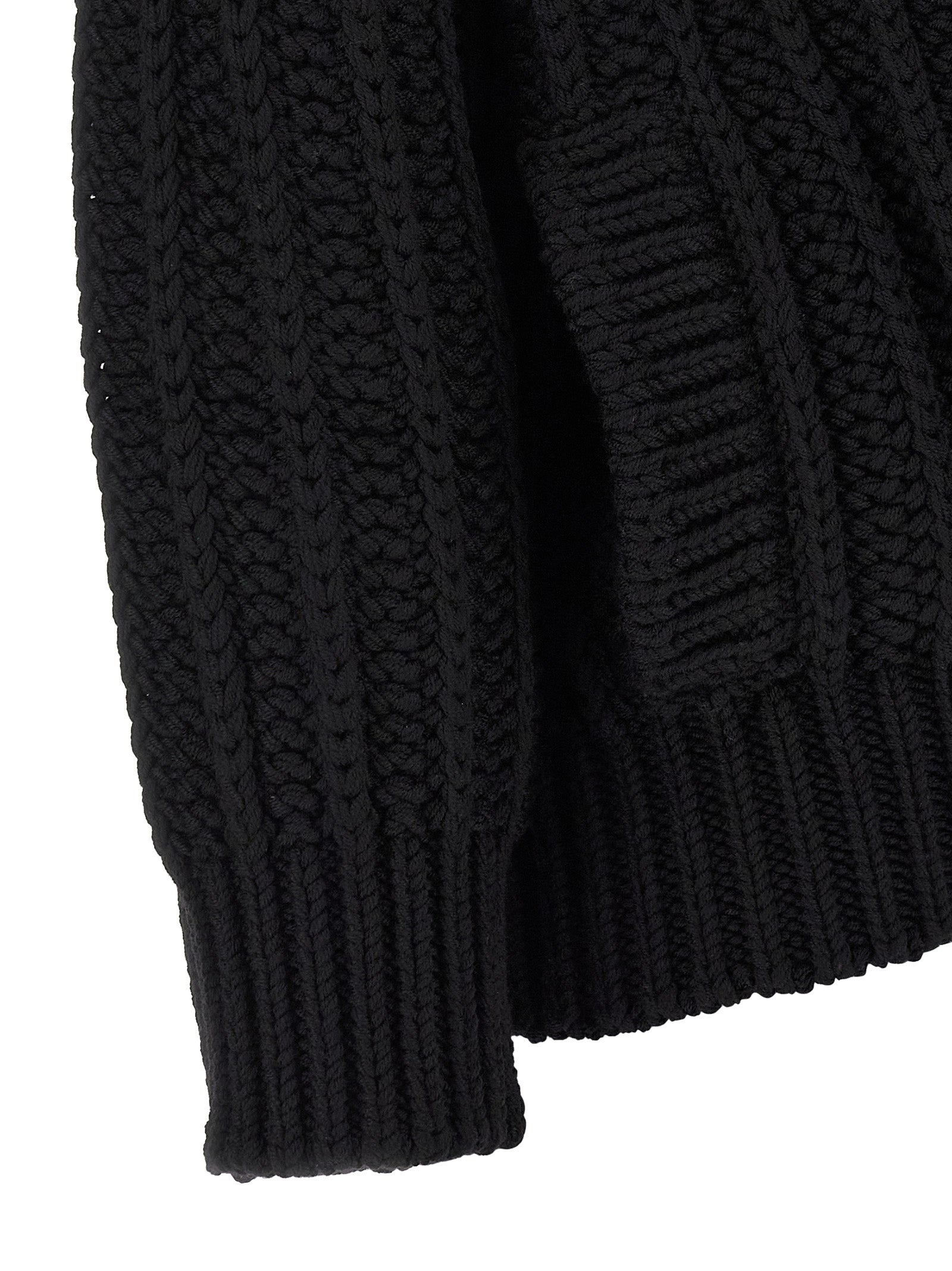 Dolce & Gabbana Black Virgin Wool Women's Cardigan