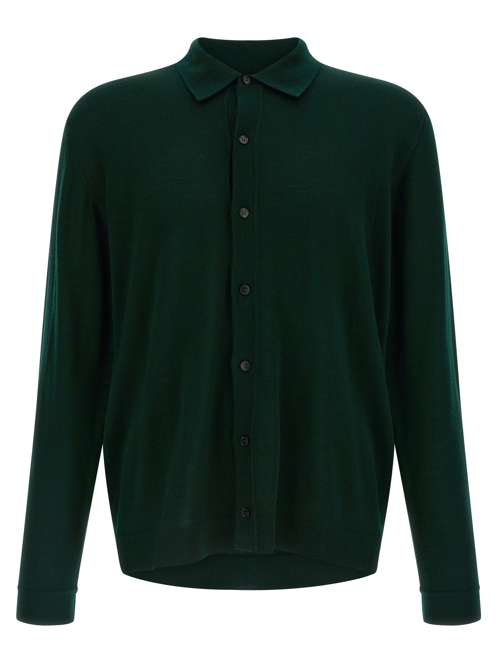 Roberto Collina Bicolor Merino Wool Men's Cardigan