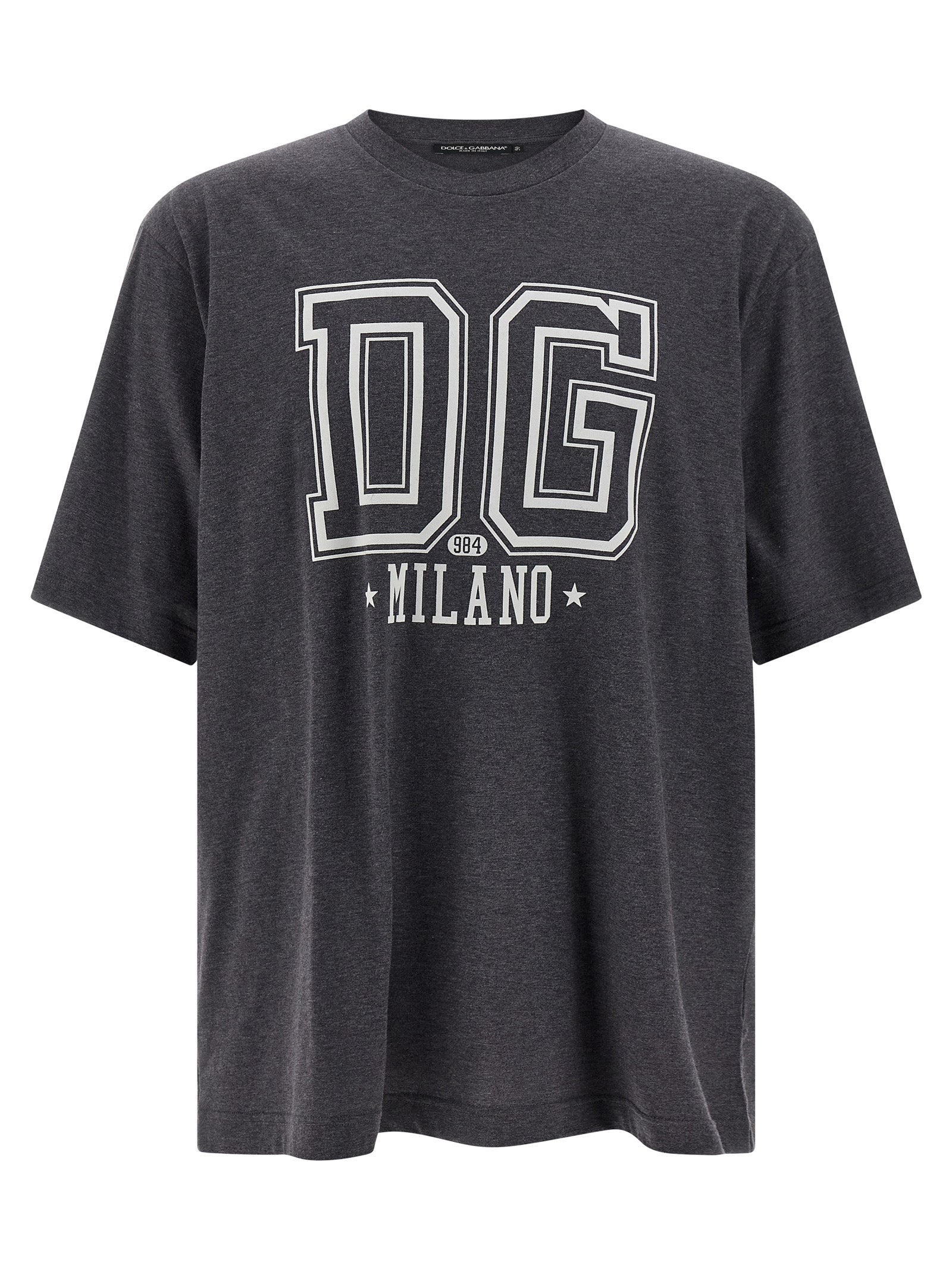 Dolce & Gabbana Gray Cotton Men's T-Shirt