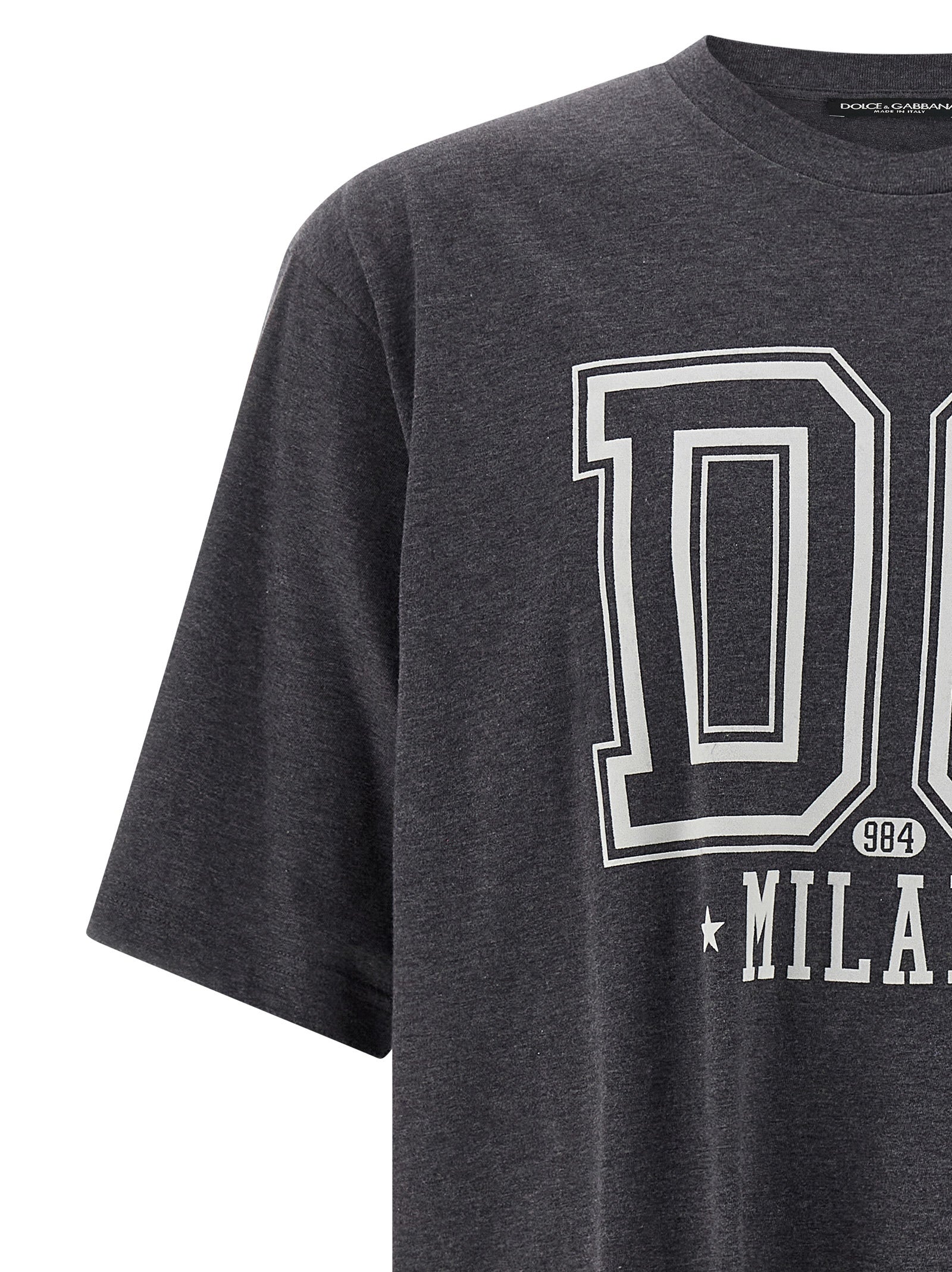 Dolce & Gabbana Gray Cotton Men's T-Shirt