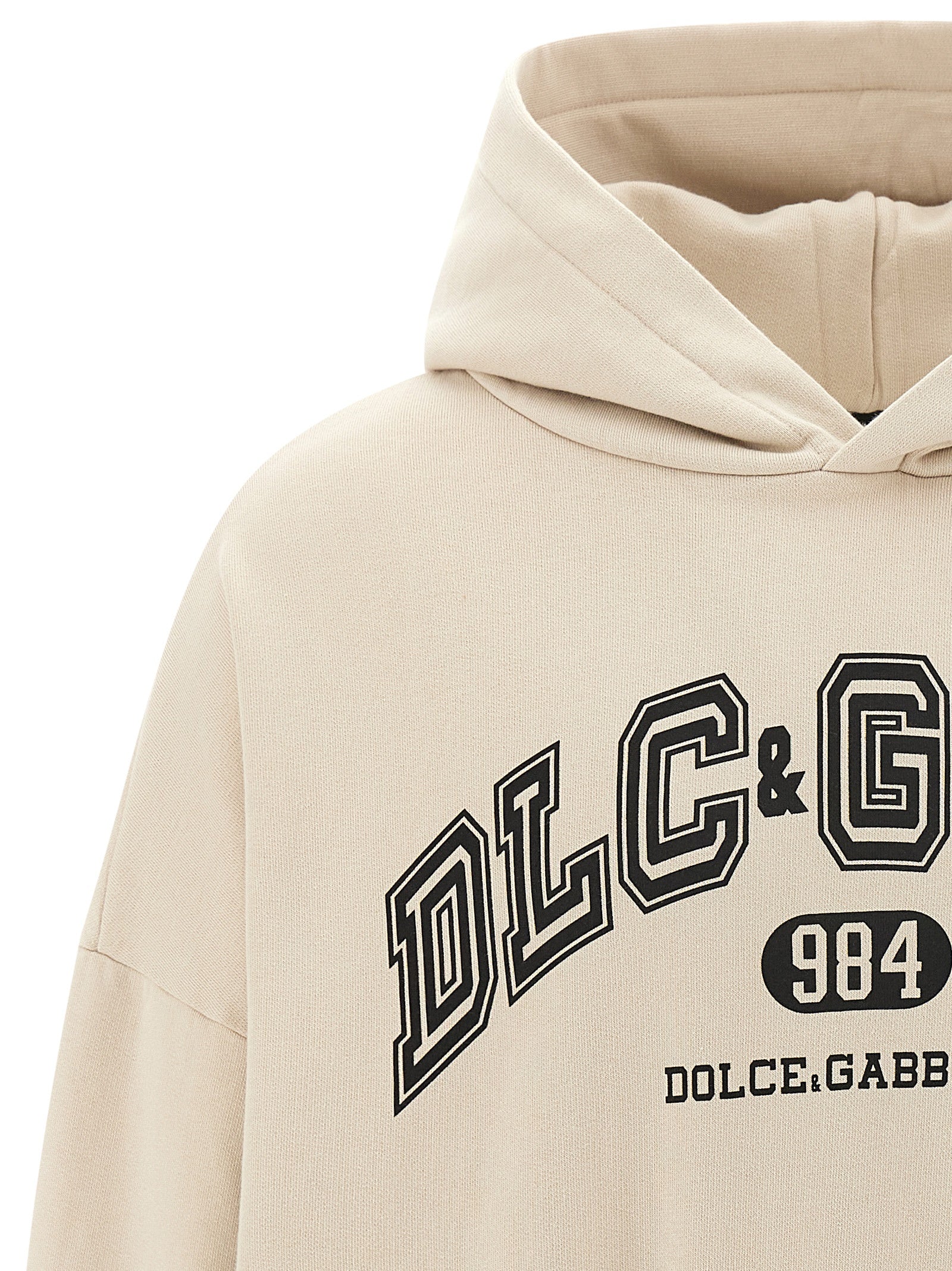 Dolce & Gabbana Beige Cotton Men's Sweatshirt