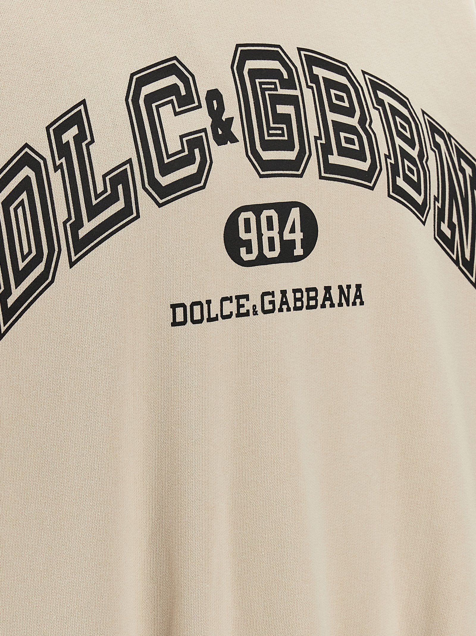 Dolce & Gabbana Beige Cotton Men's Sweatshirt