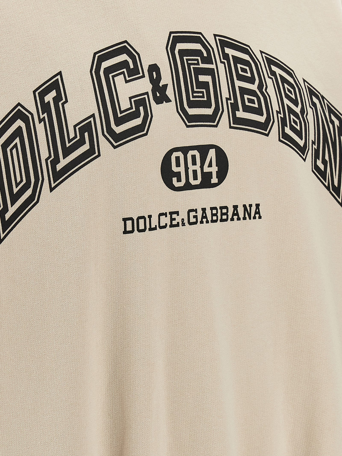 Dolce & Gabbana Beige Cotton Men's Sweatshirt