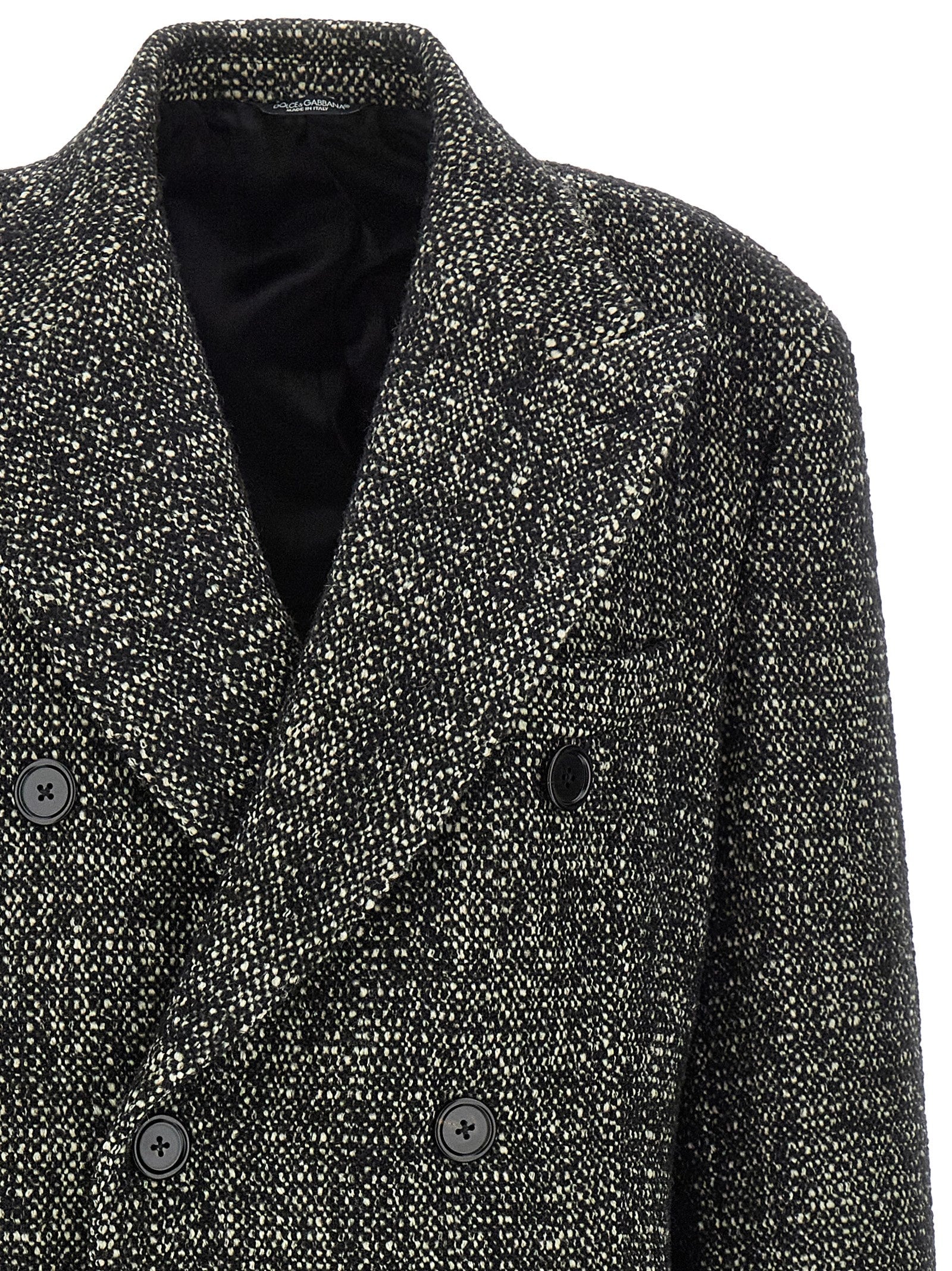 Dolce & Gabbana Bicolor Polyamide Men's Coat
