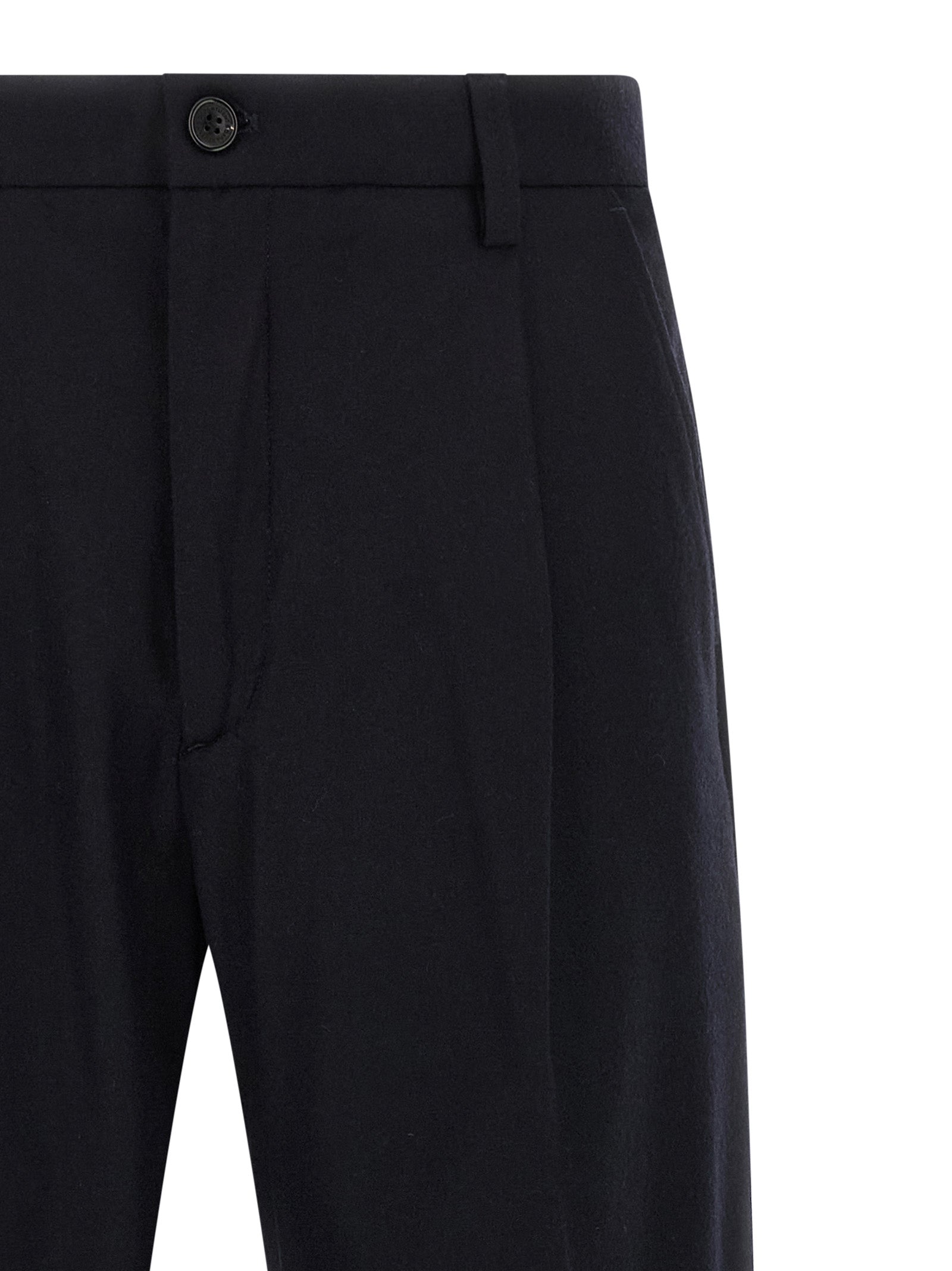 Department 5 Blue Wool Casual Men's Pants
