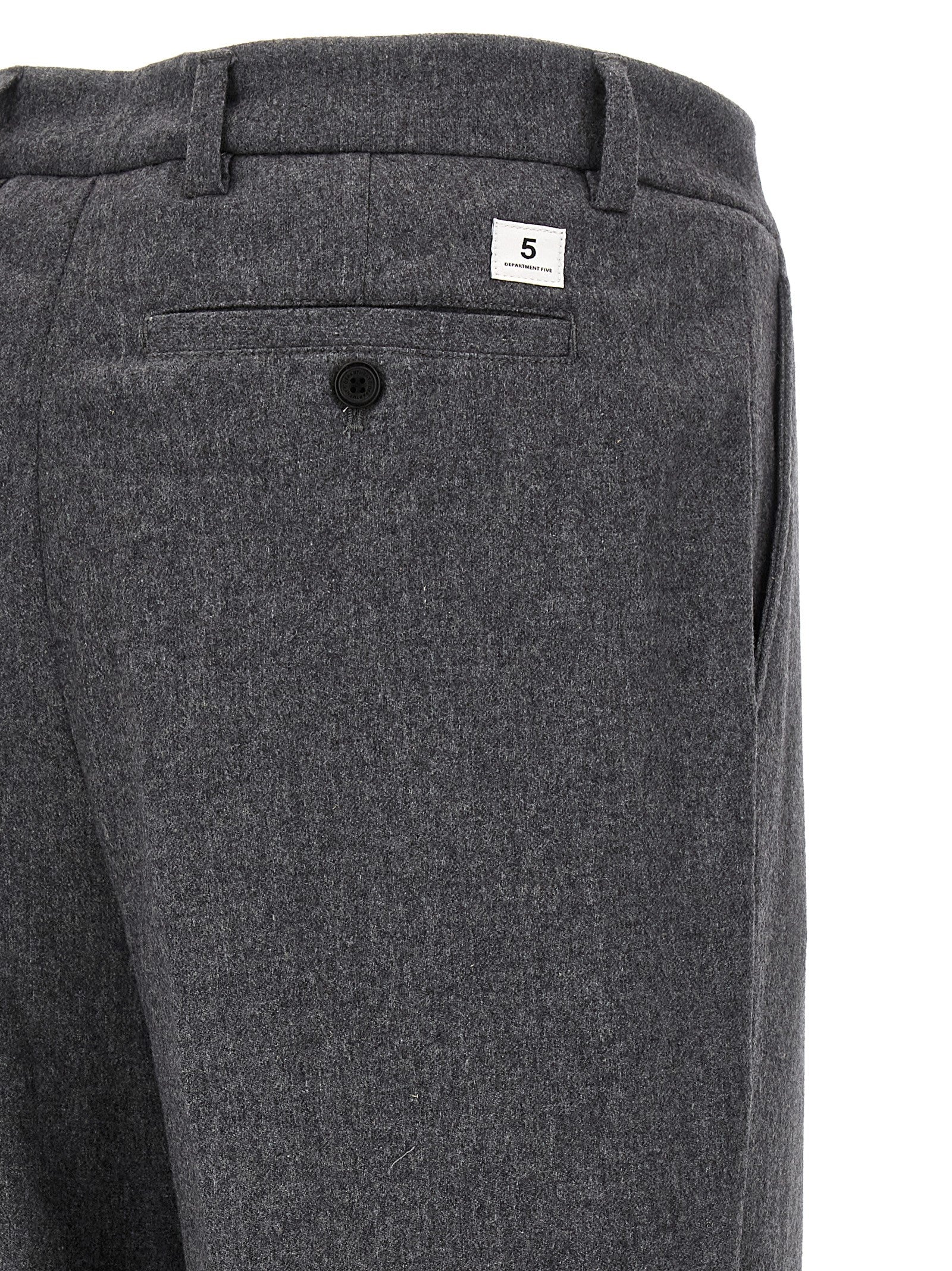 Department 5 Gray Wool Casual Men's Pants