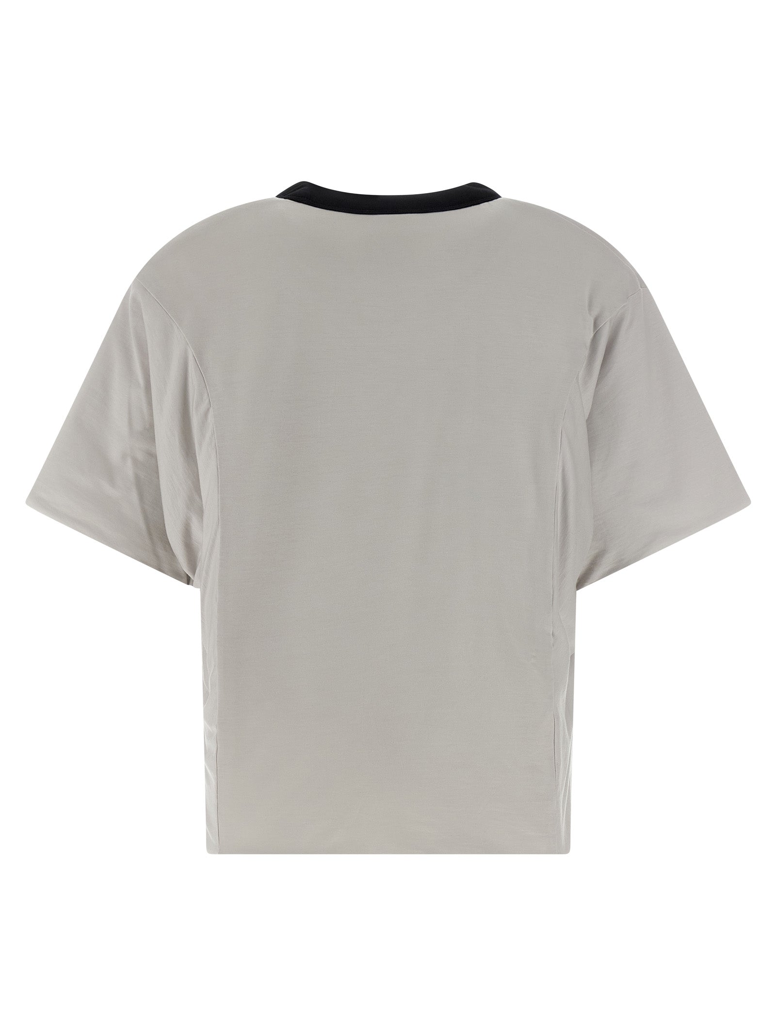 Y-3 Gray Lyocell Men's T-Shirt