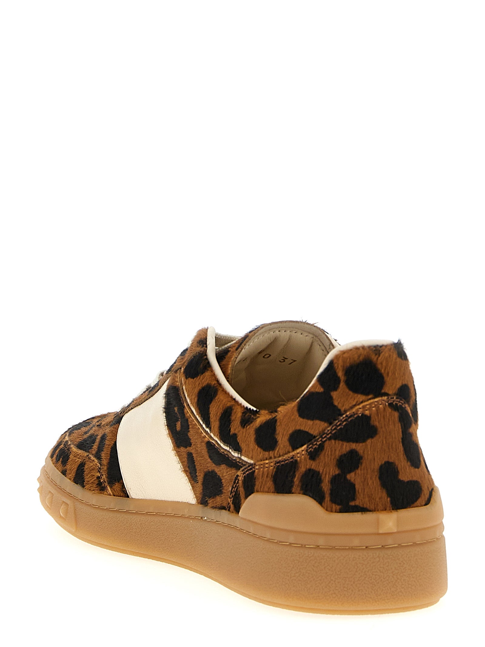 Valentino Garavani Brown Calfskin Low Top Women's Sneakers