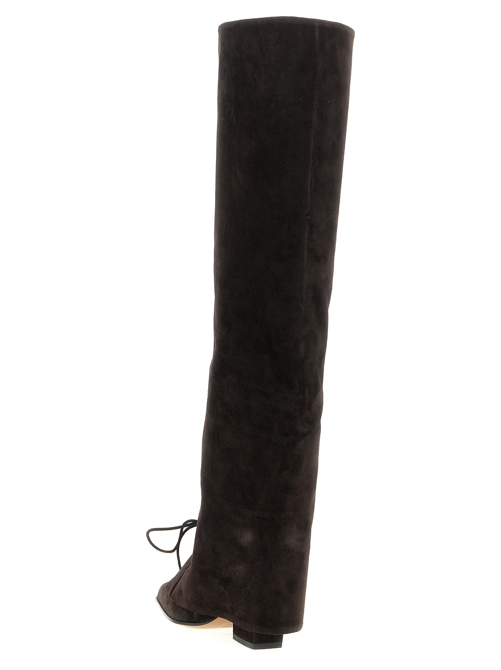 Paris Texas Brown Calfskin Over The Women's Knee
