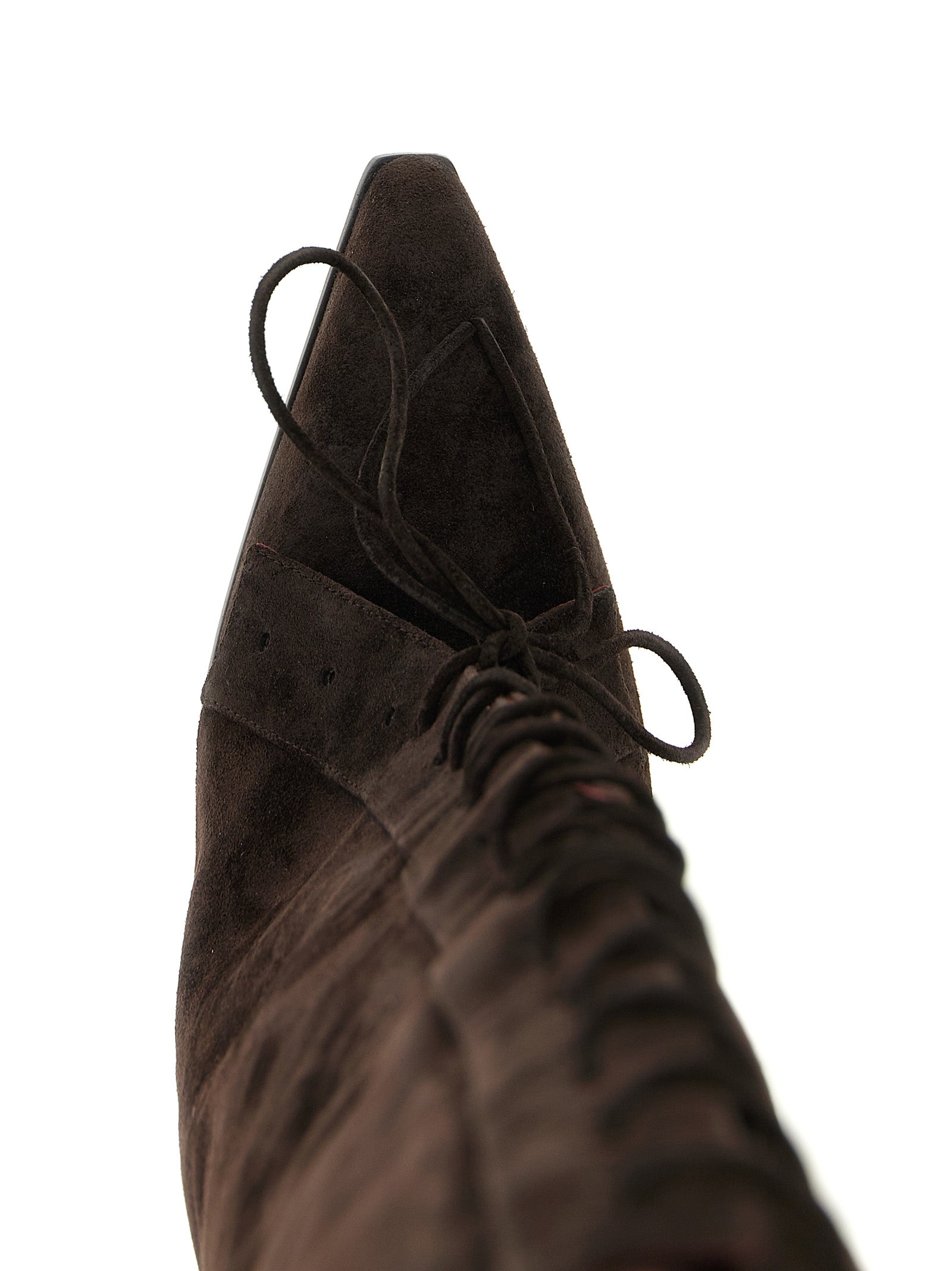 Paris Texas Brown Calfskin Over The Women's Knee