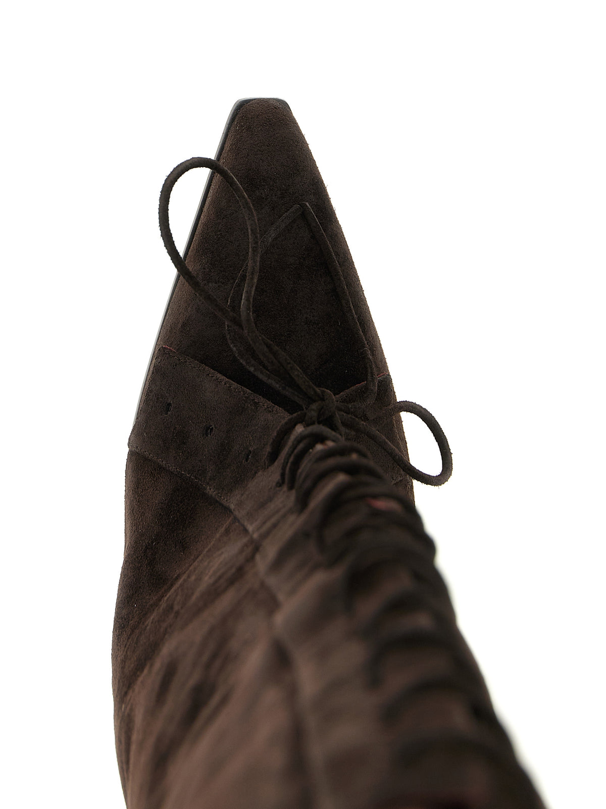 Paris Texas Brown Calfskin Over The Women's Knee
