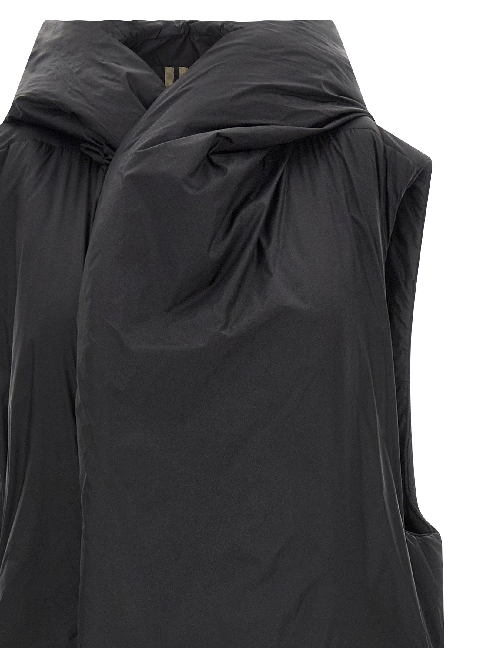 DRKSHDW Black Nylon Sleeveless Women's Jacket