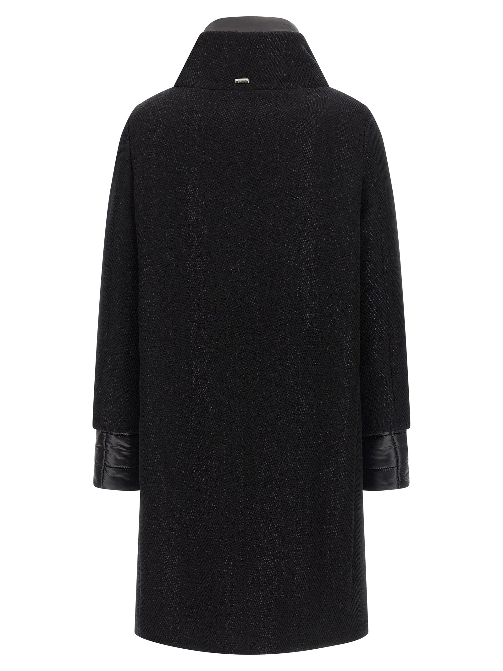 Herno Black Wool Women's Coat