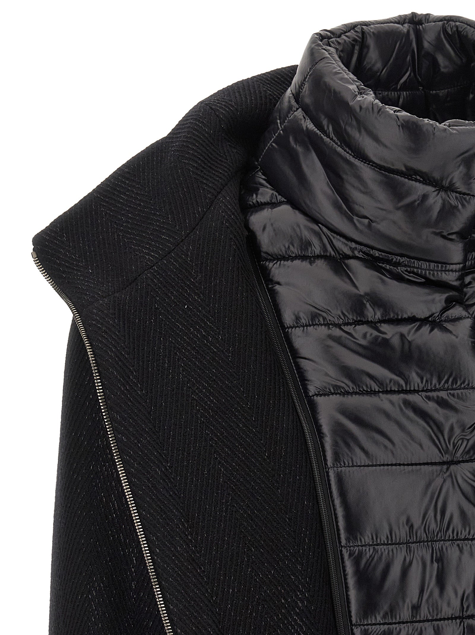Herno Black Wool Women's Coat