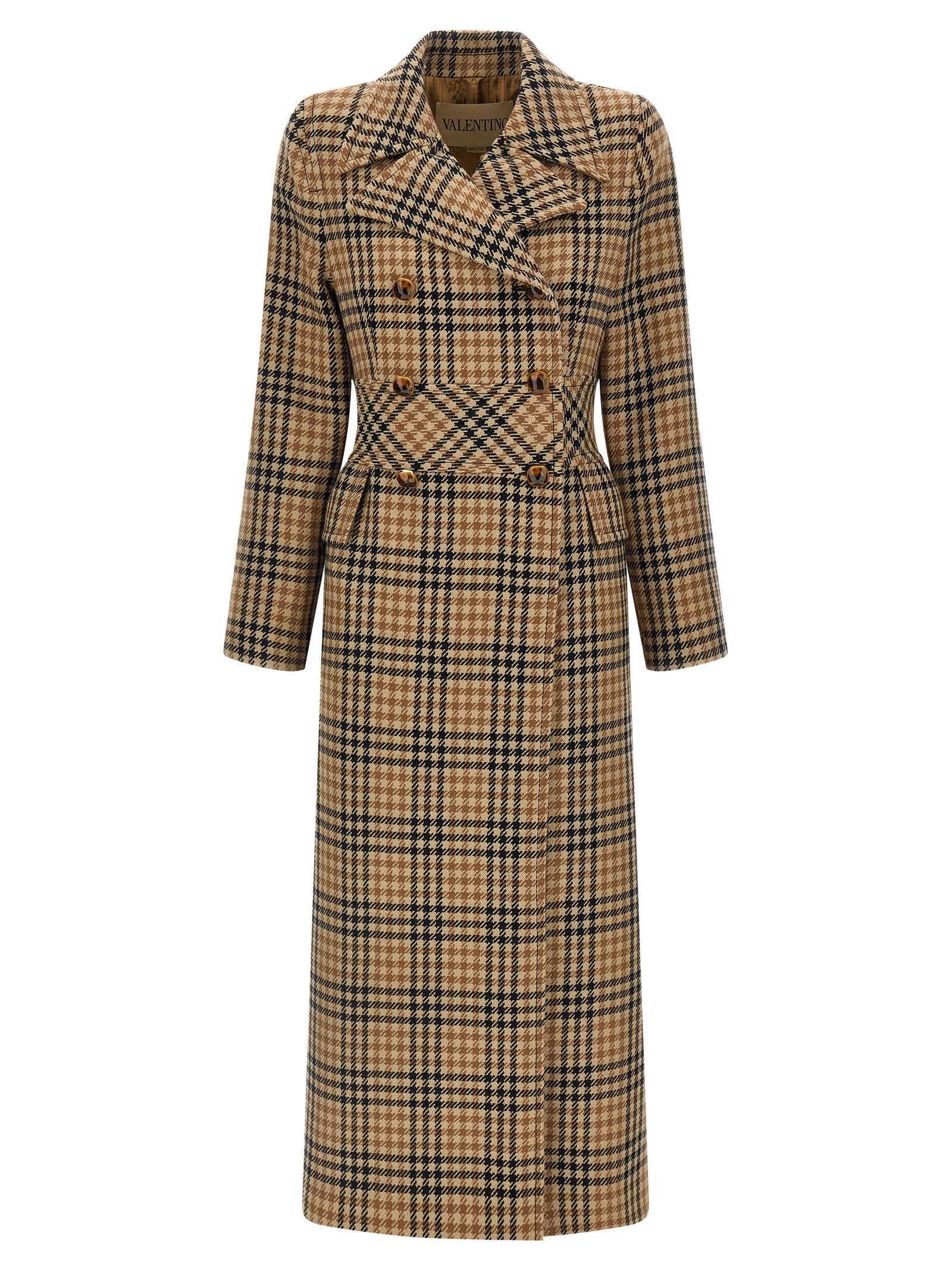 Valentino Garavani Brown Virgin Wool Women's Coat