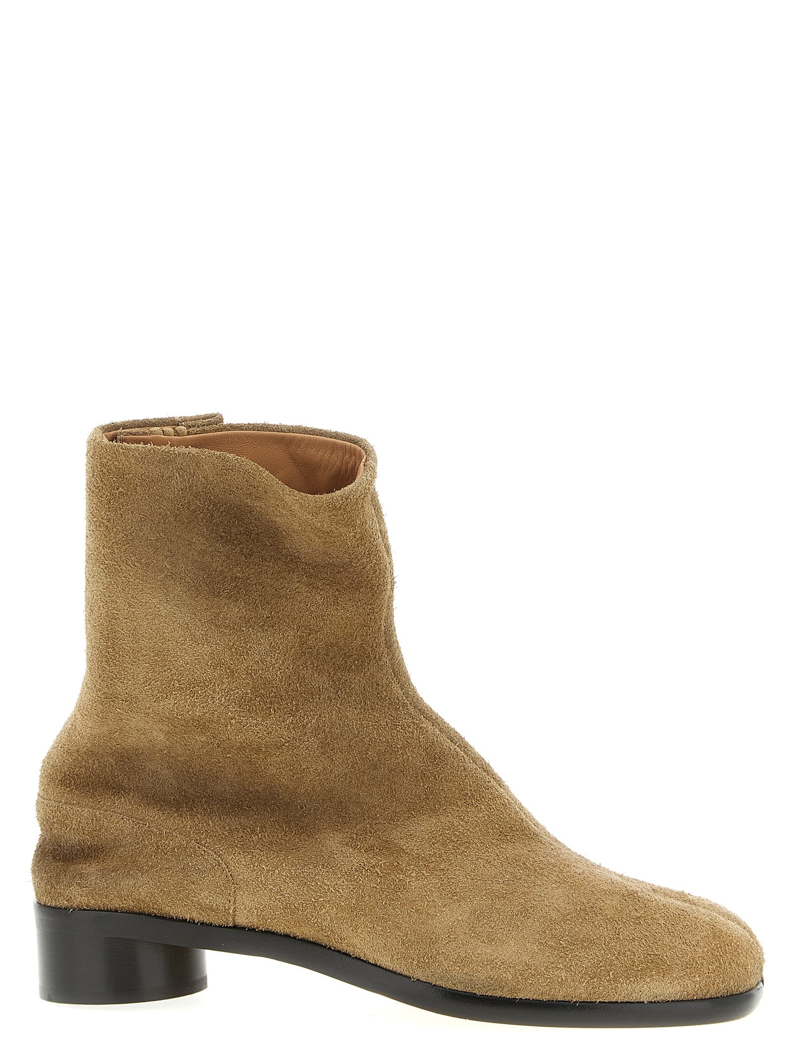 Maison Margiela Beige Calfskin Ankle Men's Boots