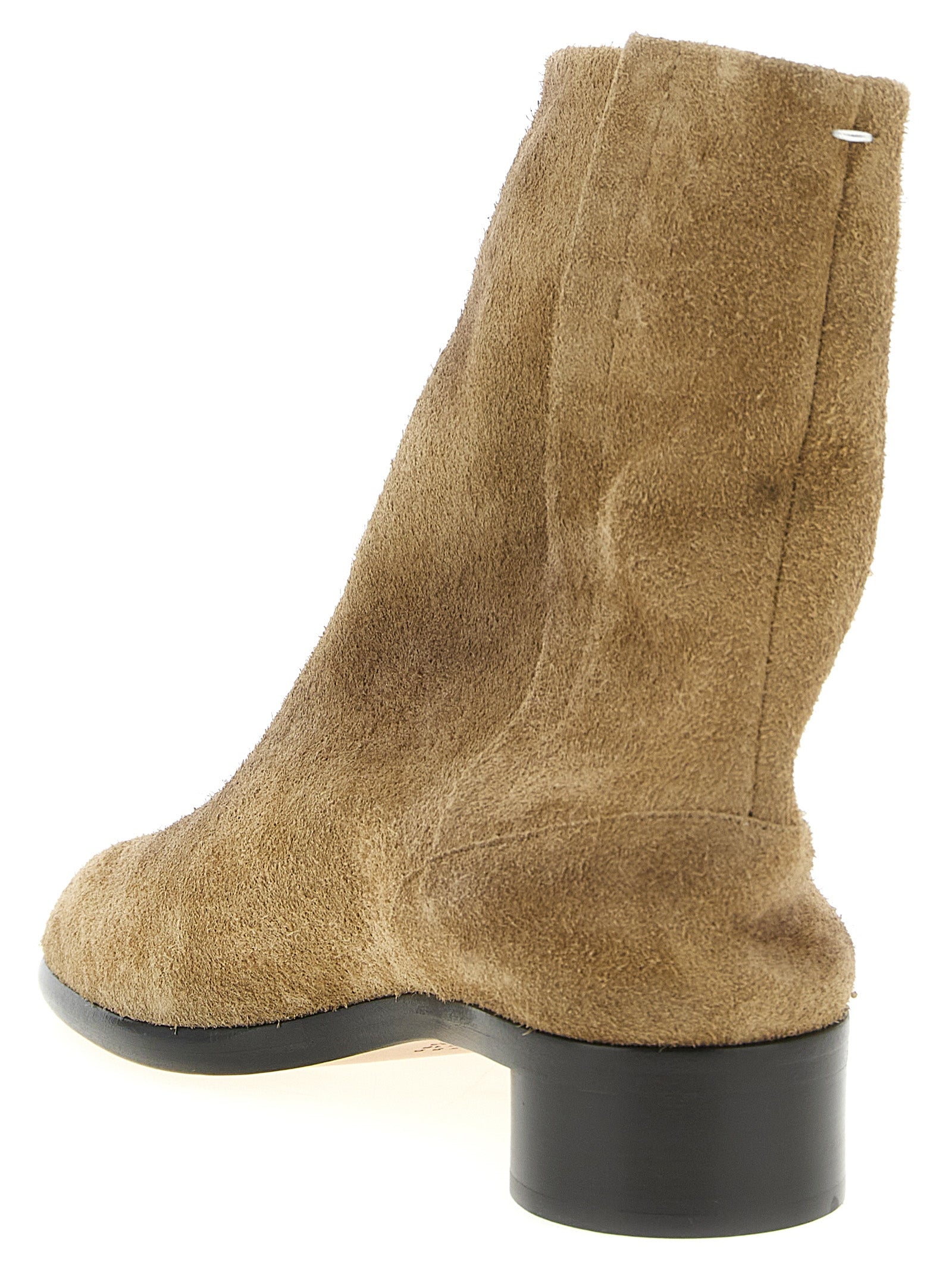 Maison Margiela Beige Calfskin Ankle Men's Boots