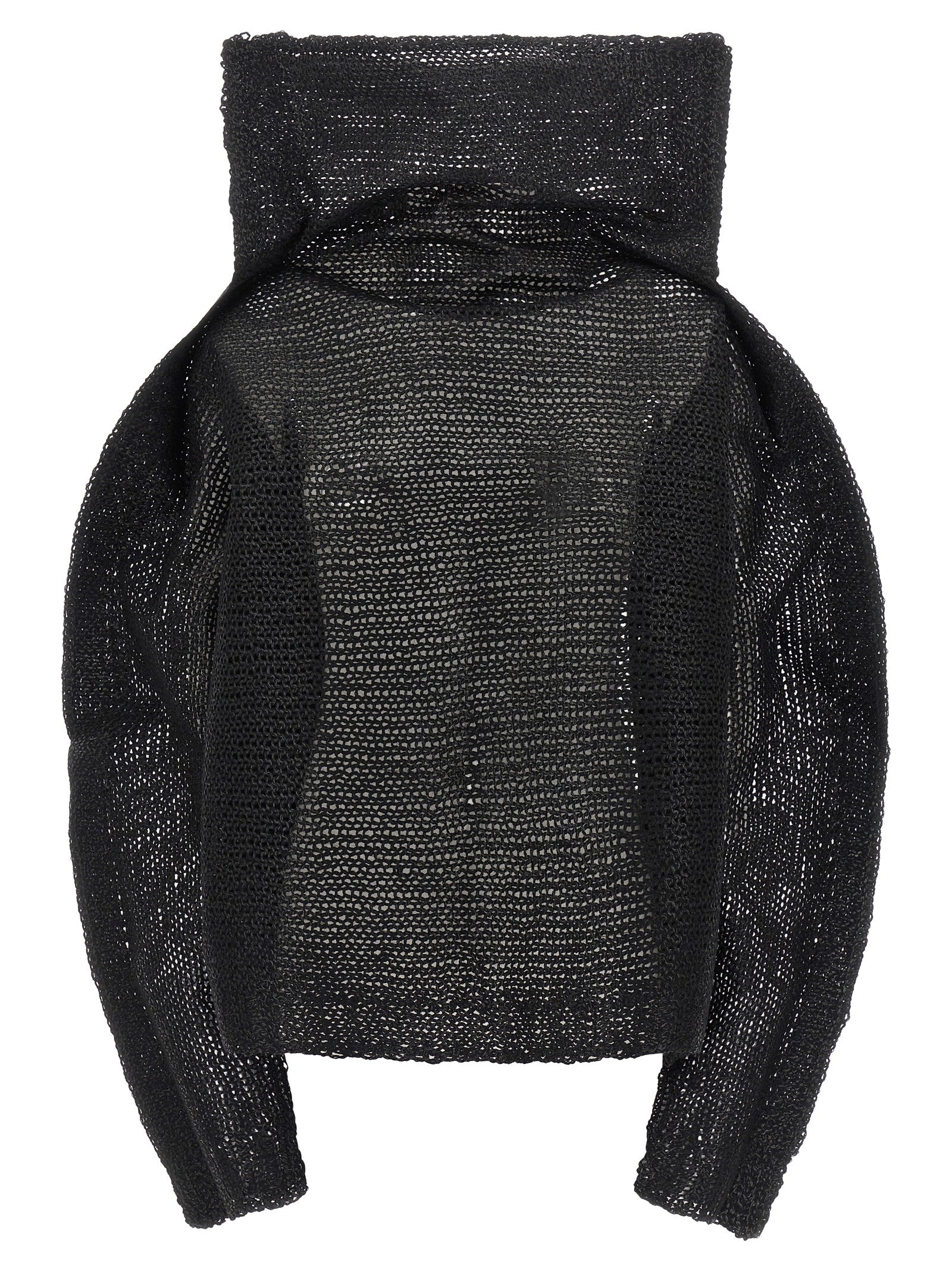 Issey Miyake Black Wool Women's Sweatshirt