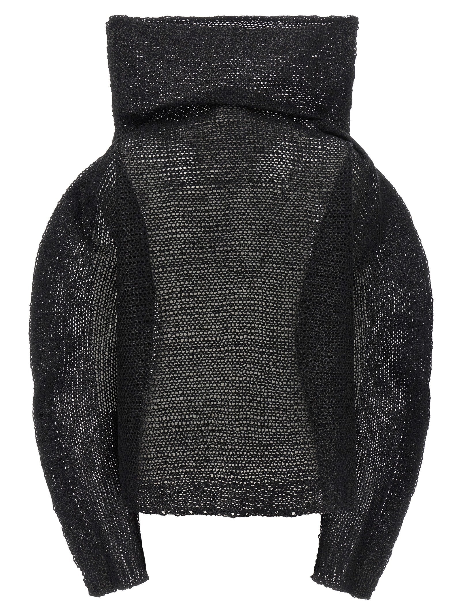 Issey Miyake Black Wool Women's Sweatshirt