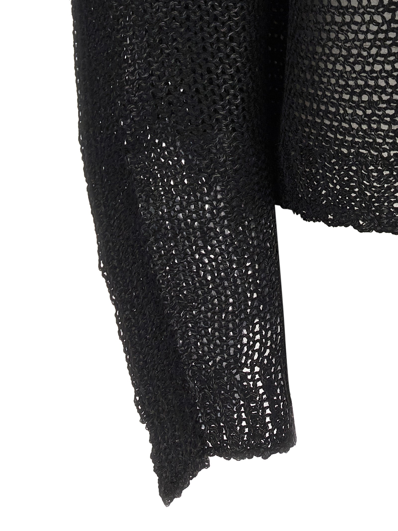 Issey Miyake Black Wool Women's Sweatshirt