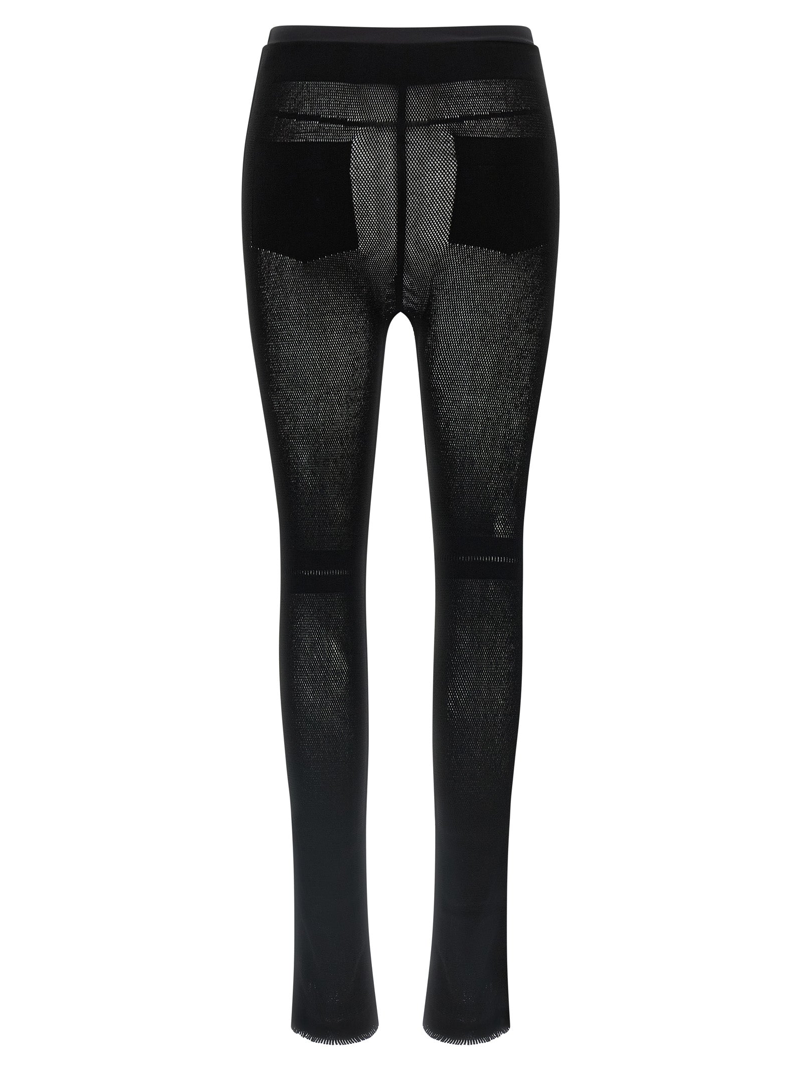 Issey Miyake Black Nylon Women's Leggings