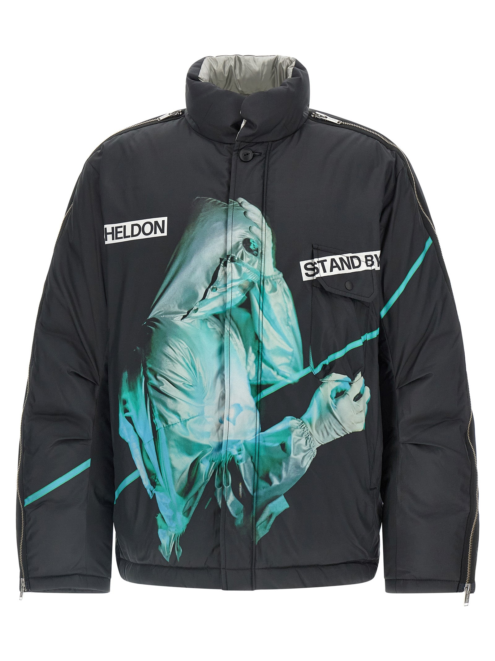 Undercover Black Polyester Shell Men's Jacket
