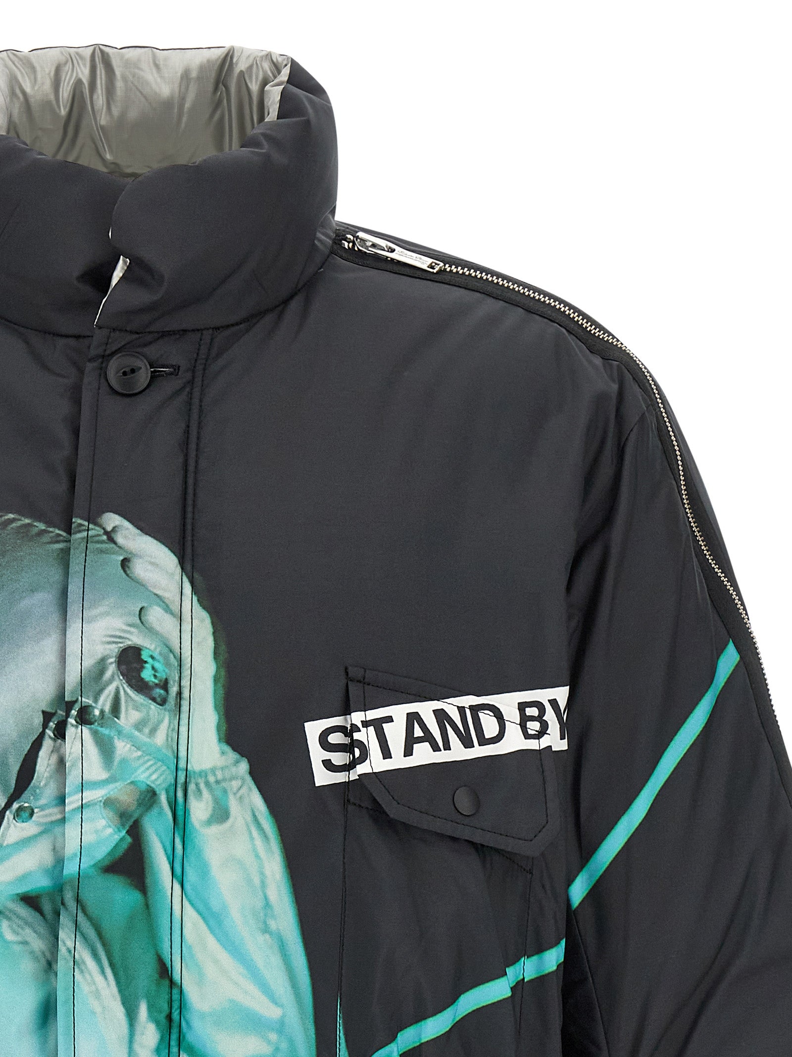 Undercover Black Polyester Shell Men's Jacket