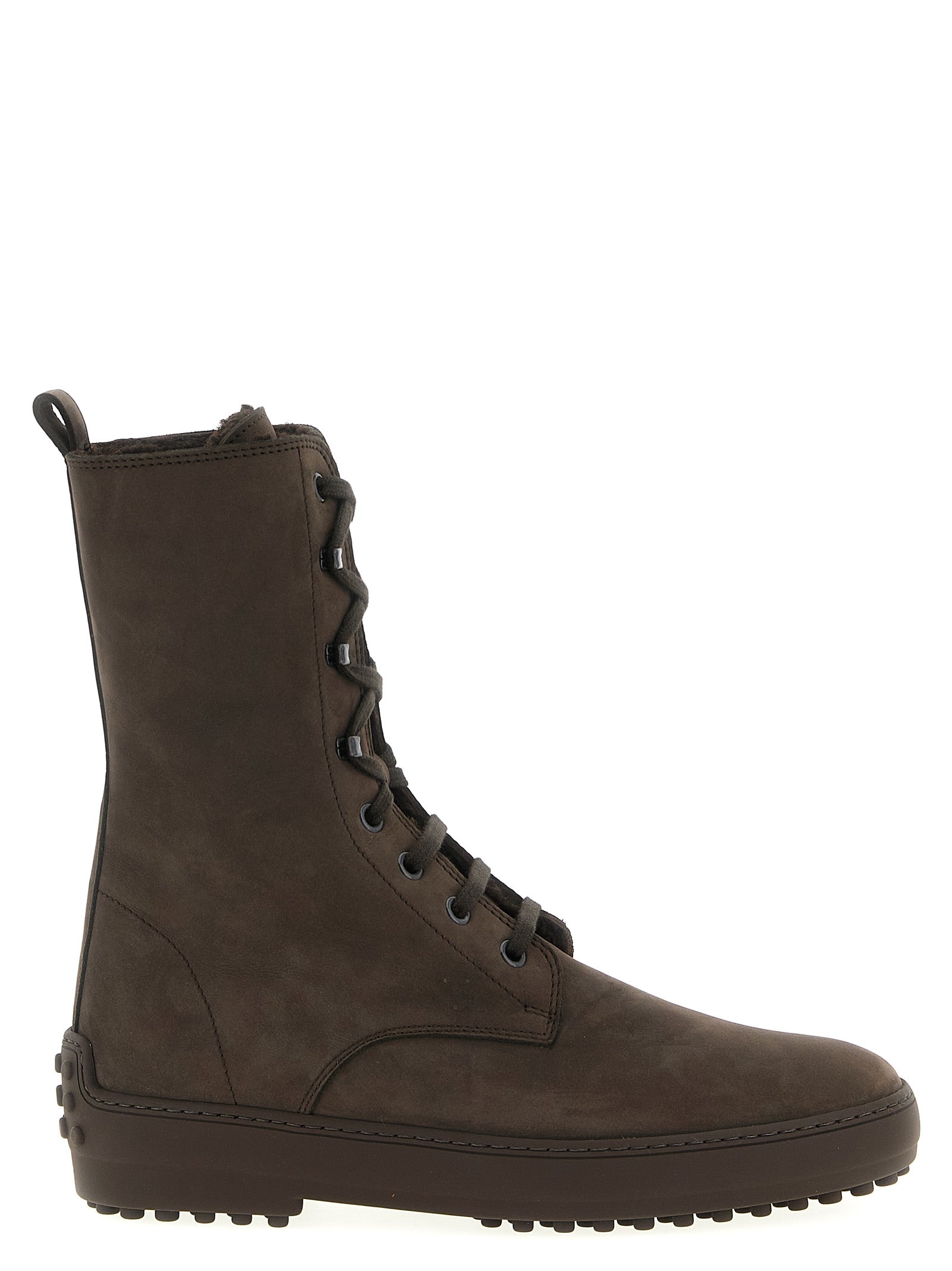 Tod's Brown Calfskin Ankle Women's Boots