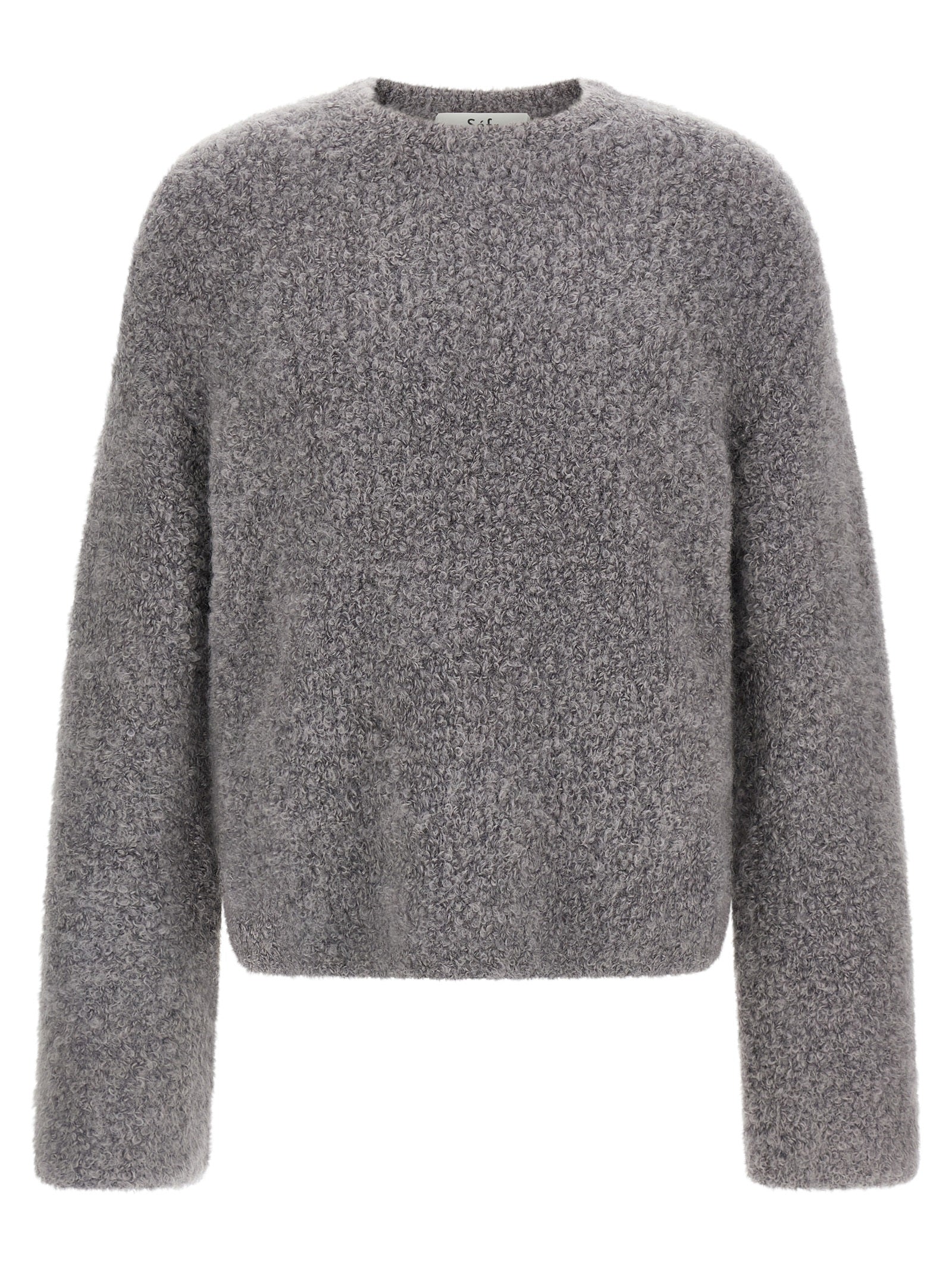 SÉFR Gray Fabric Men's Cardigan